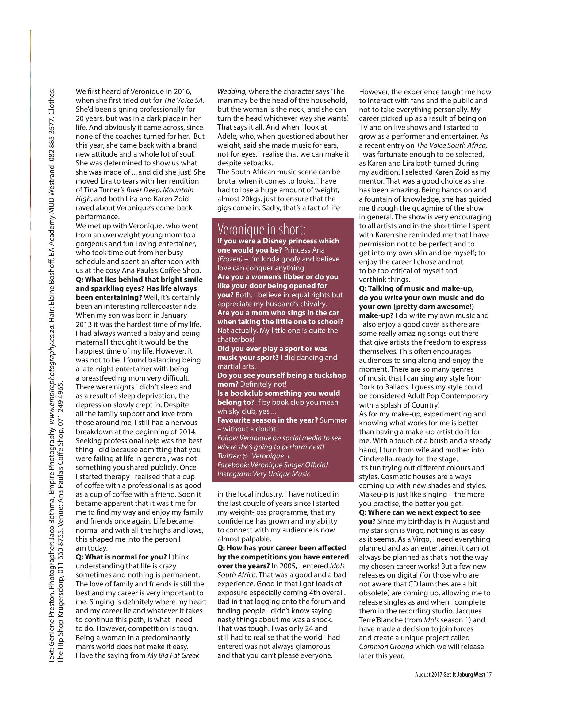 Get it JHB West – August 2017 page 17