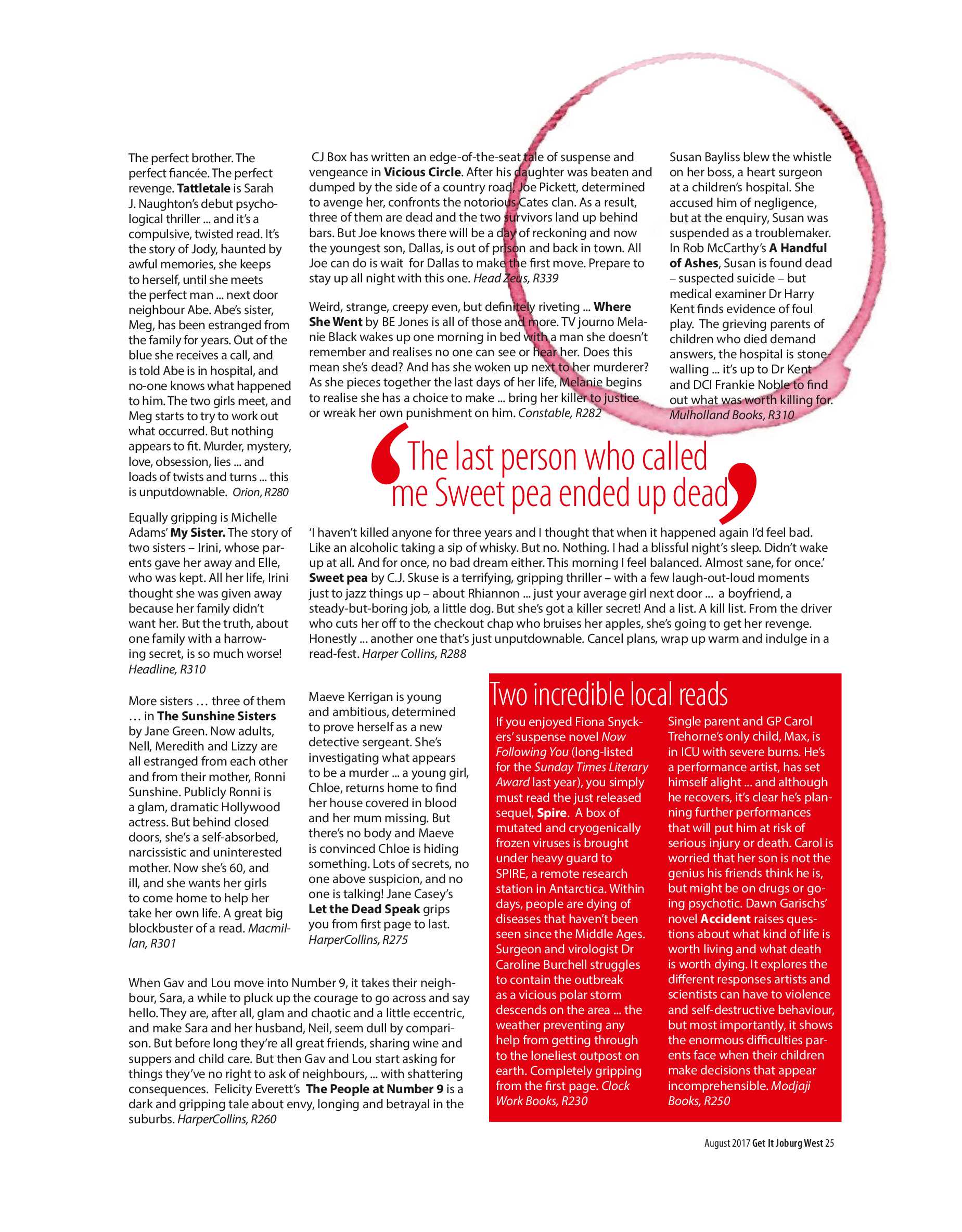 Get it JHB West – August 2017 page 25