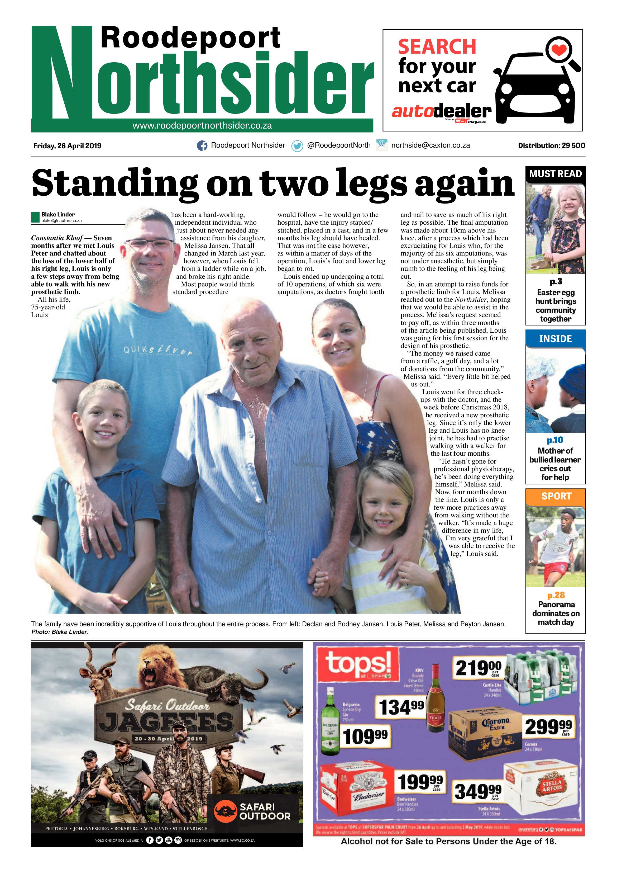 Roodepoort Northisder 26 April 2019 page 1