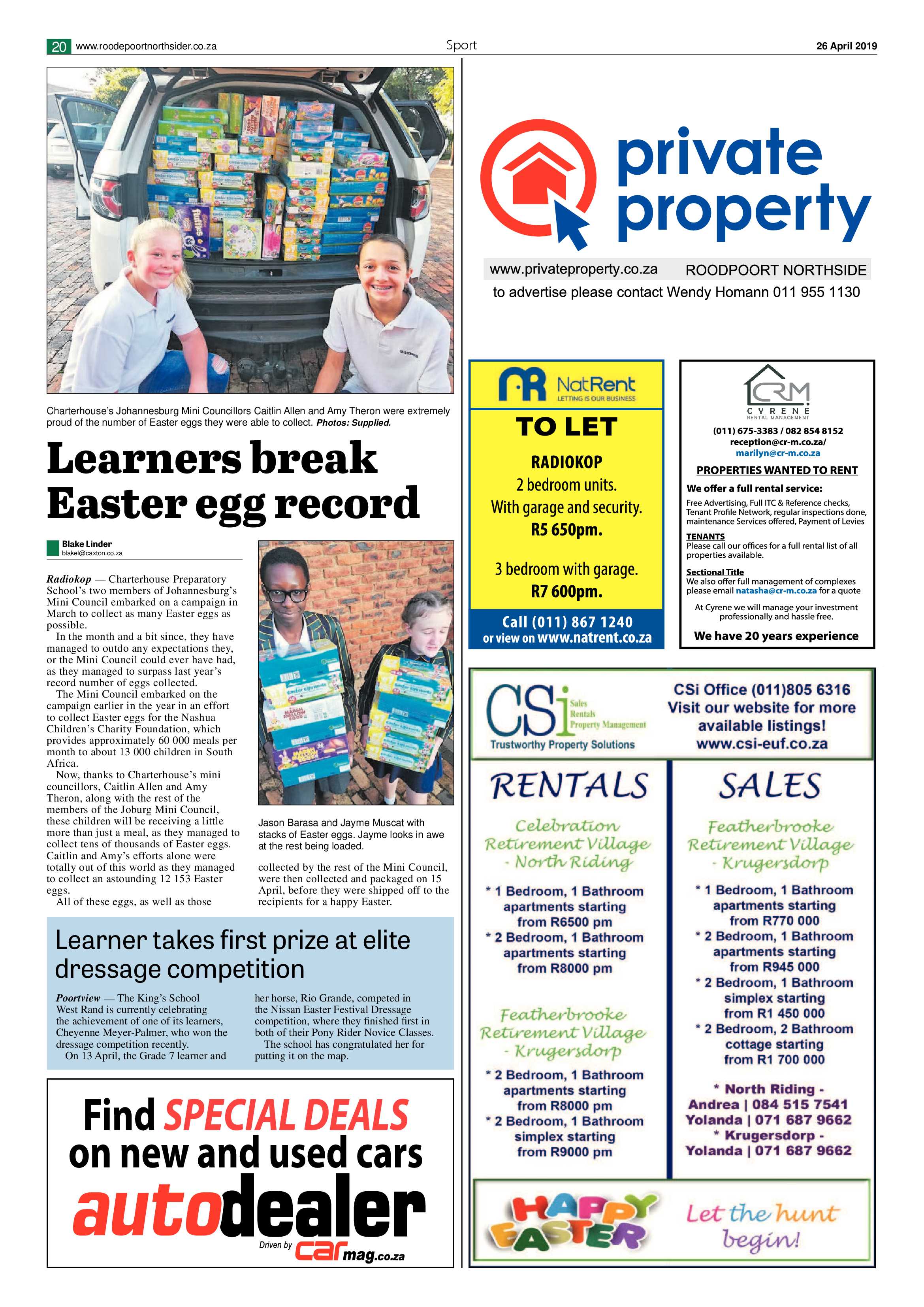 Roodepoort Northisder 26 April 2019 page 20