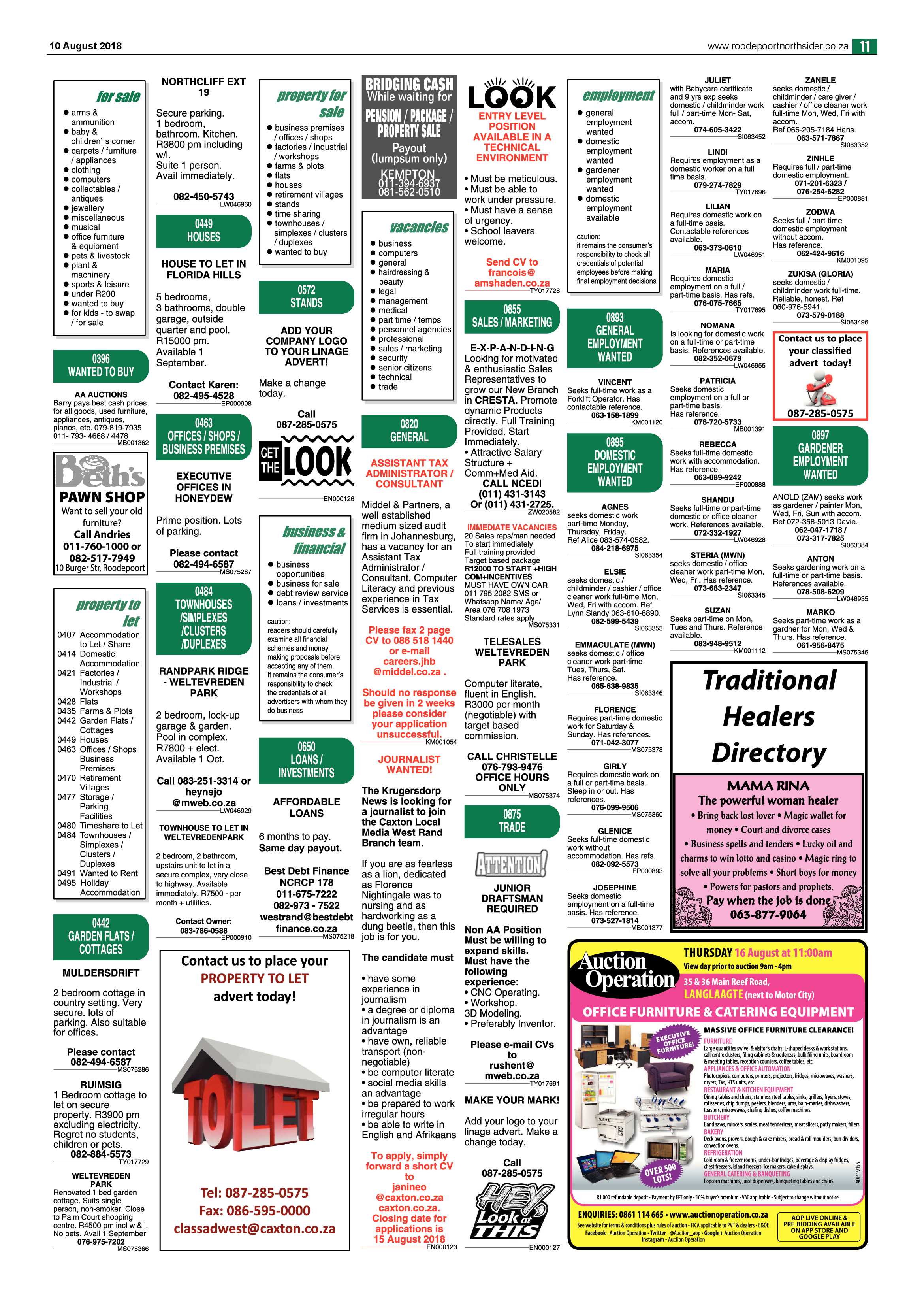 Roodepoort Northsider 10 August 2018 page 11