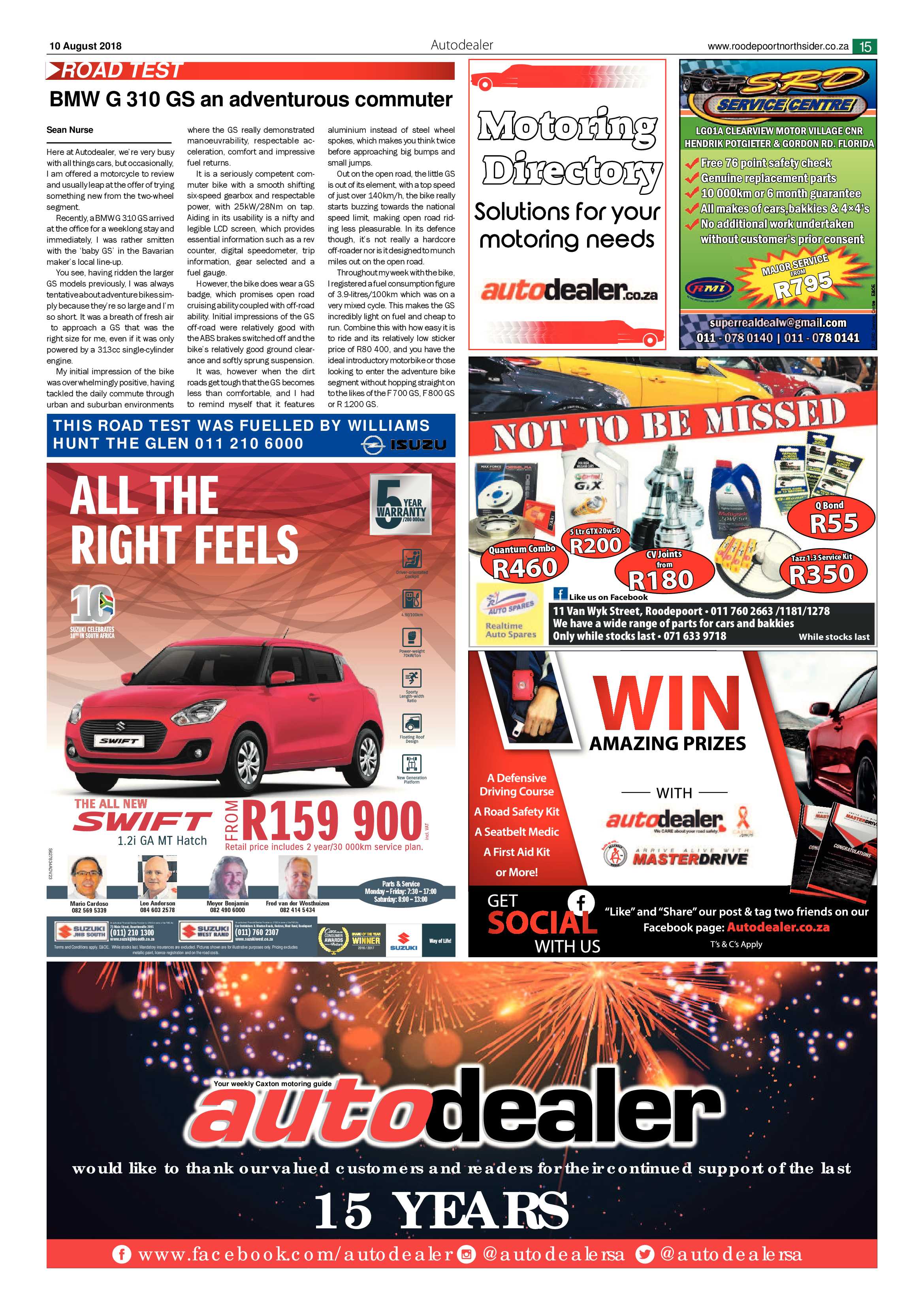 Roodepoort Northsider 10 August 2018 page 15