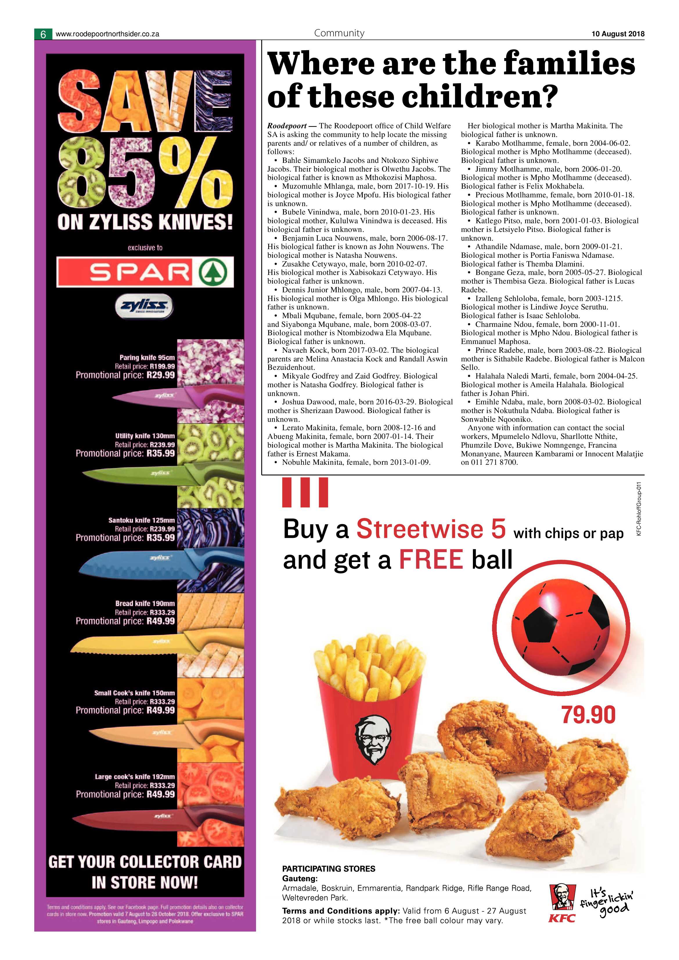 Roodepoort Northsider 10 August 2018 page 6