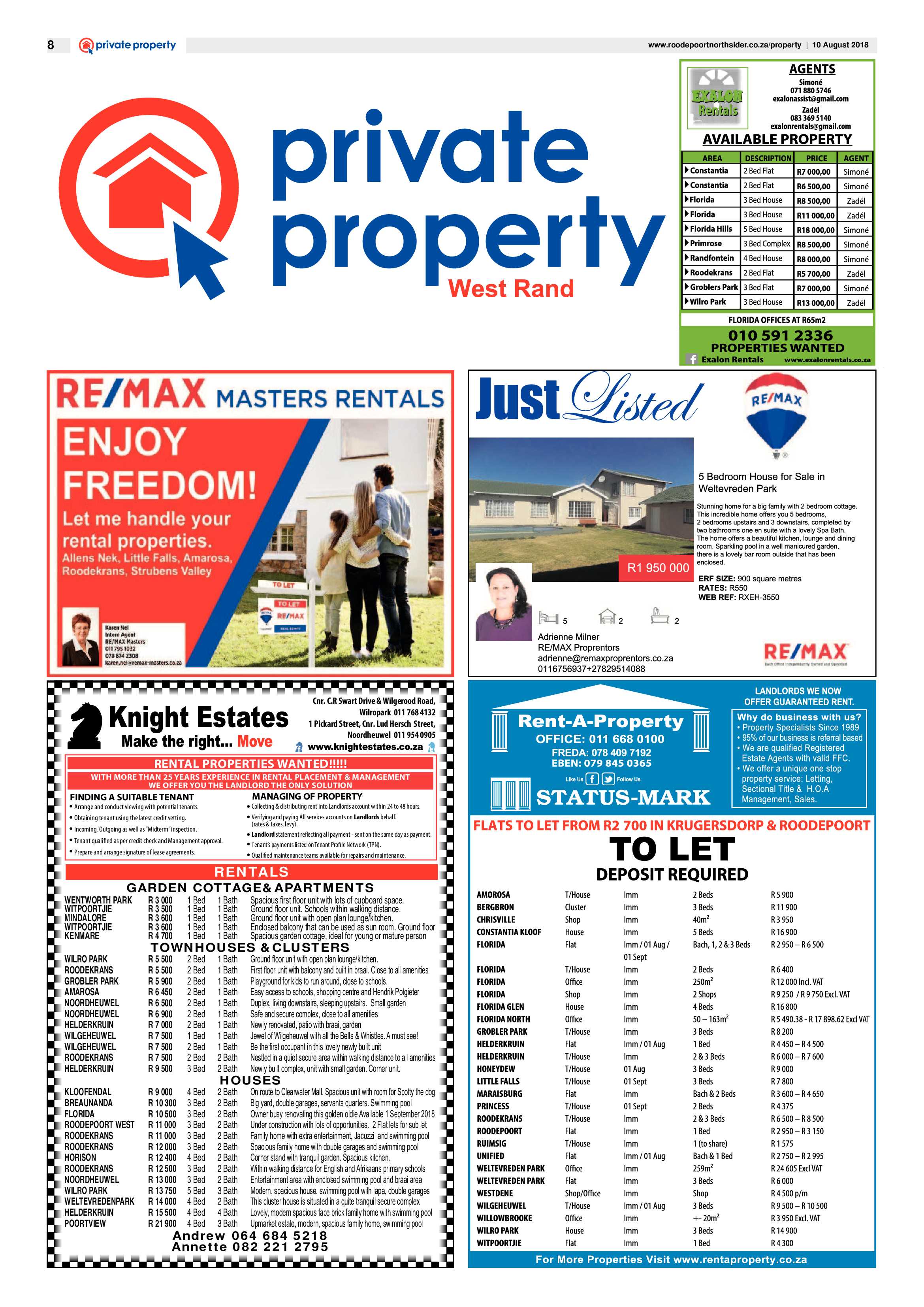 Roodepoort Northsider 10 August 2018 page 8