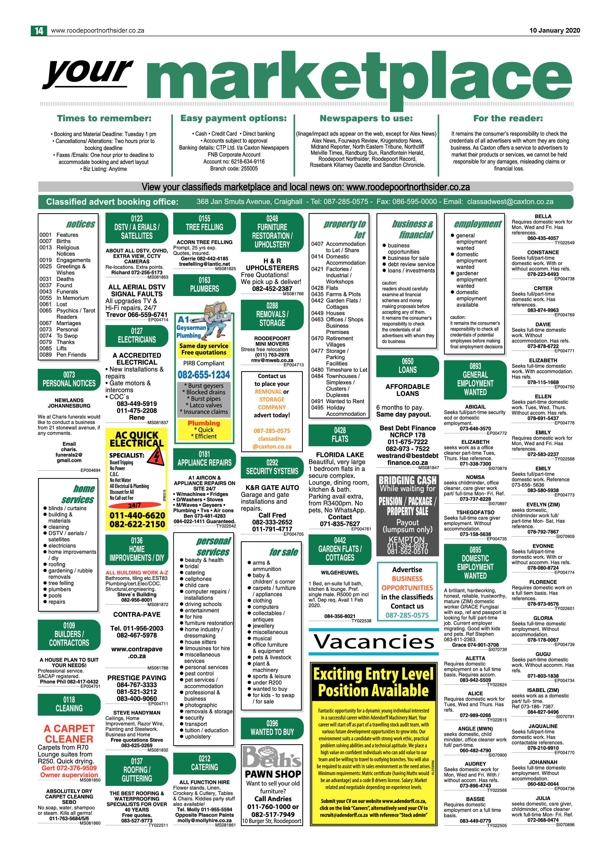 Roodepoort Northsider 10 January 2020 page 14