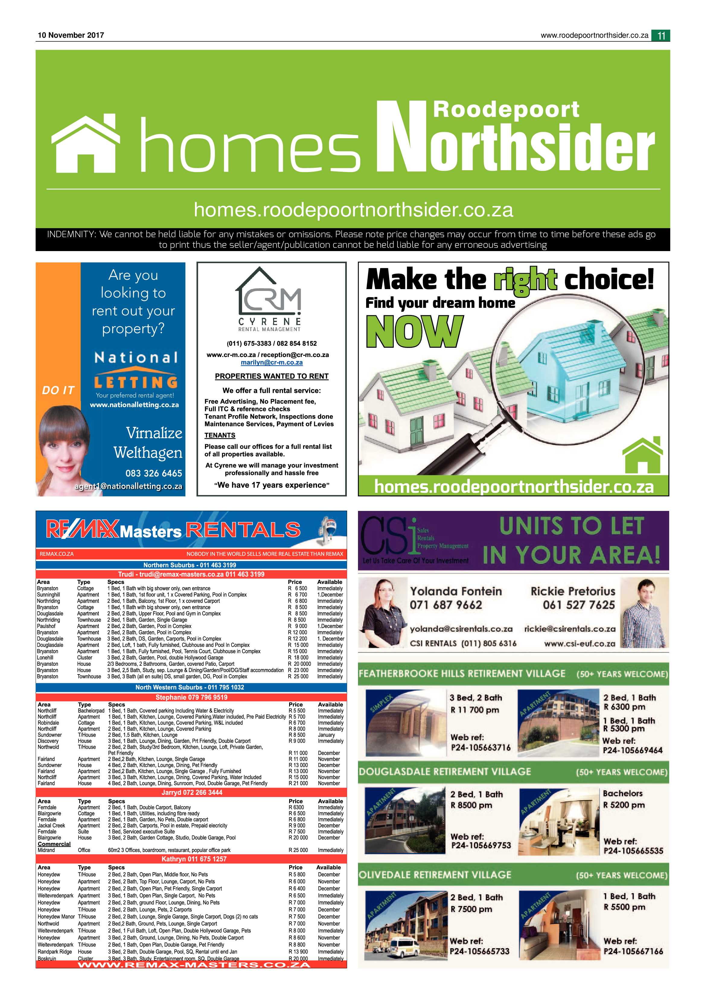 Roodepoort Northsider 10 November 2017 page 11