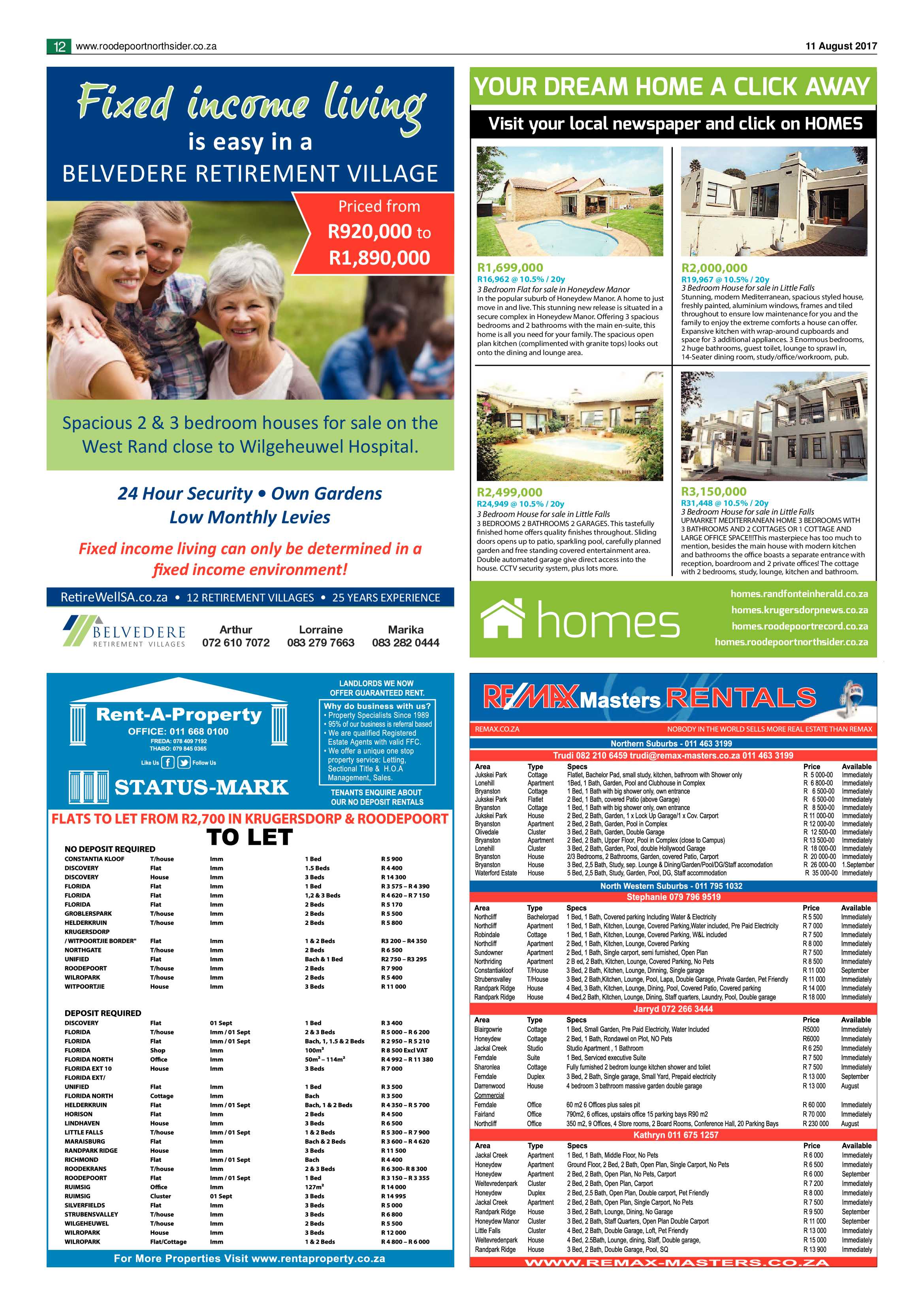 Roodepoort Northsider 11  August 2017 page 12