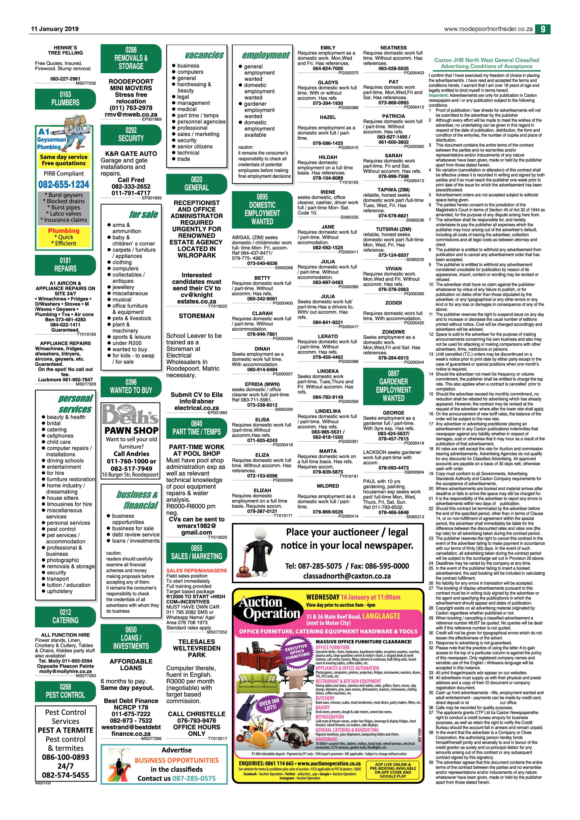 Roodepoort Northsider 11 January 2019 page 9