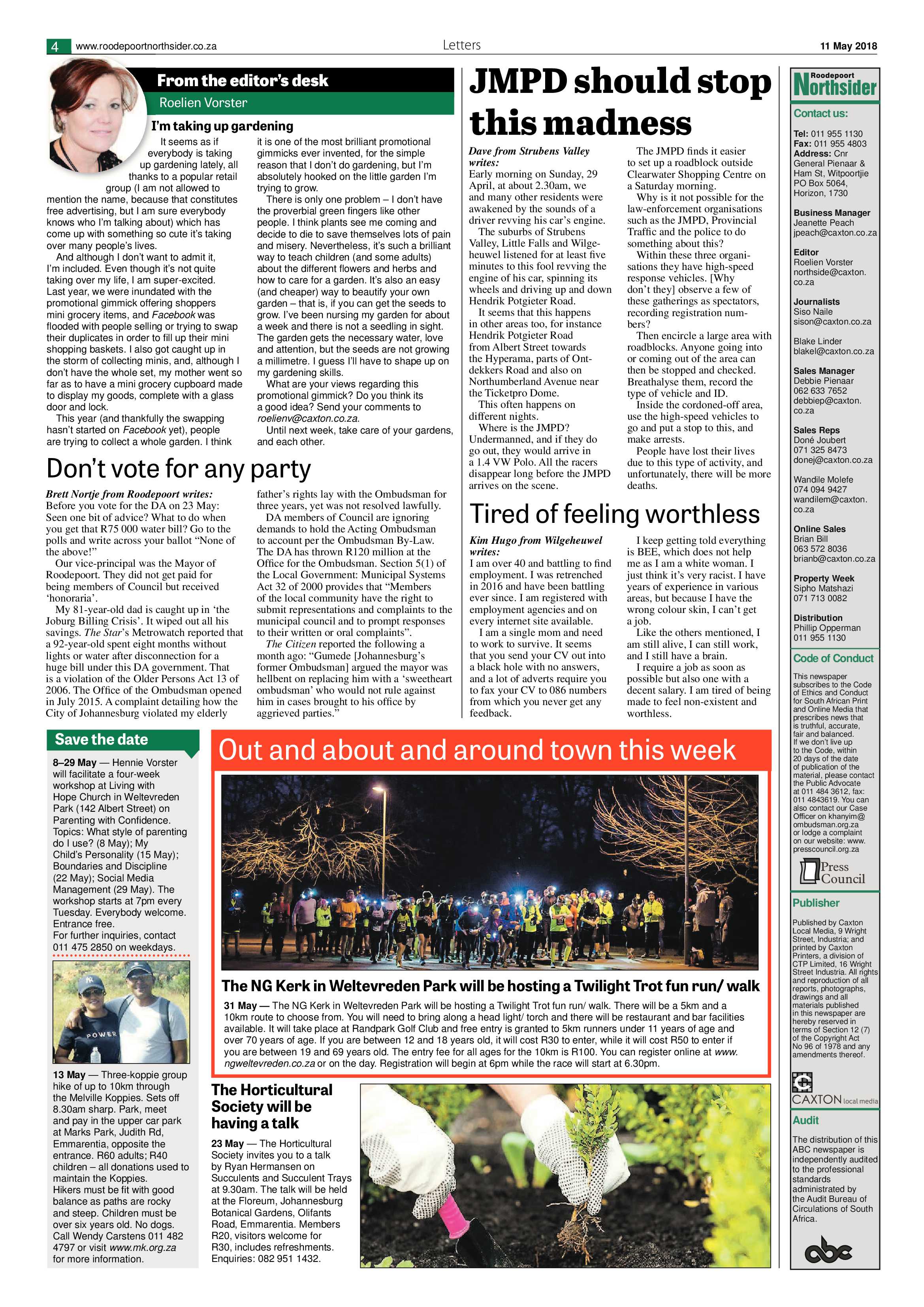 Roodepoort Northsider 11 May 2018 page 4