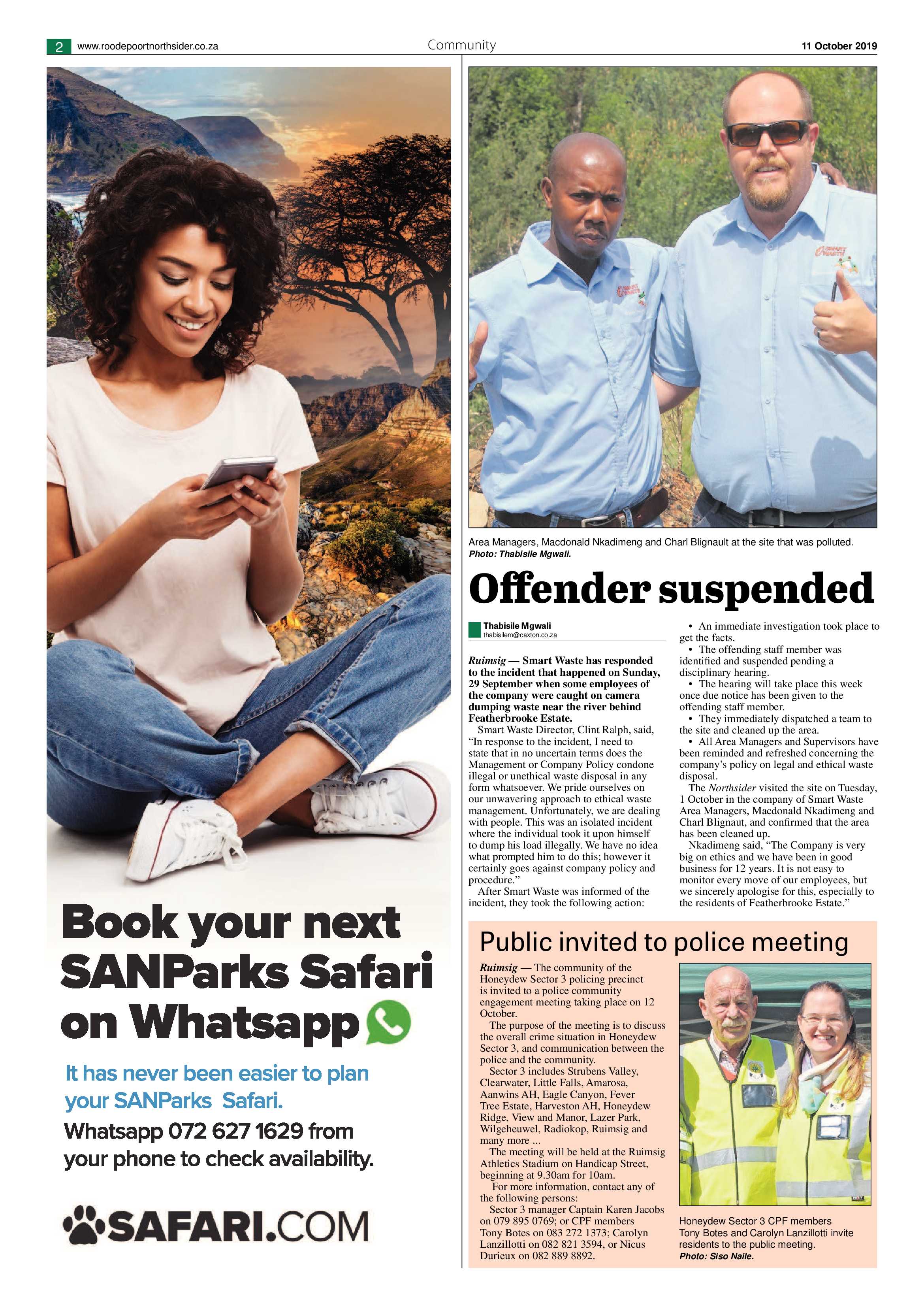 Roodepoort Northsider 11 October 2019 page 2