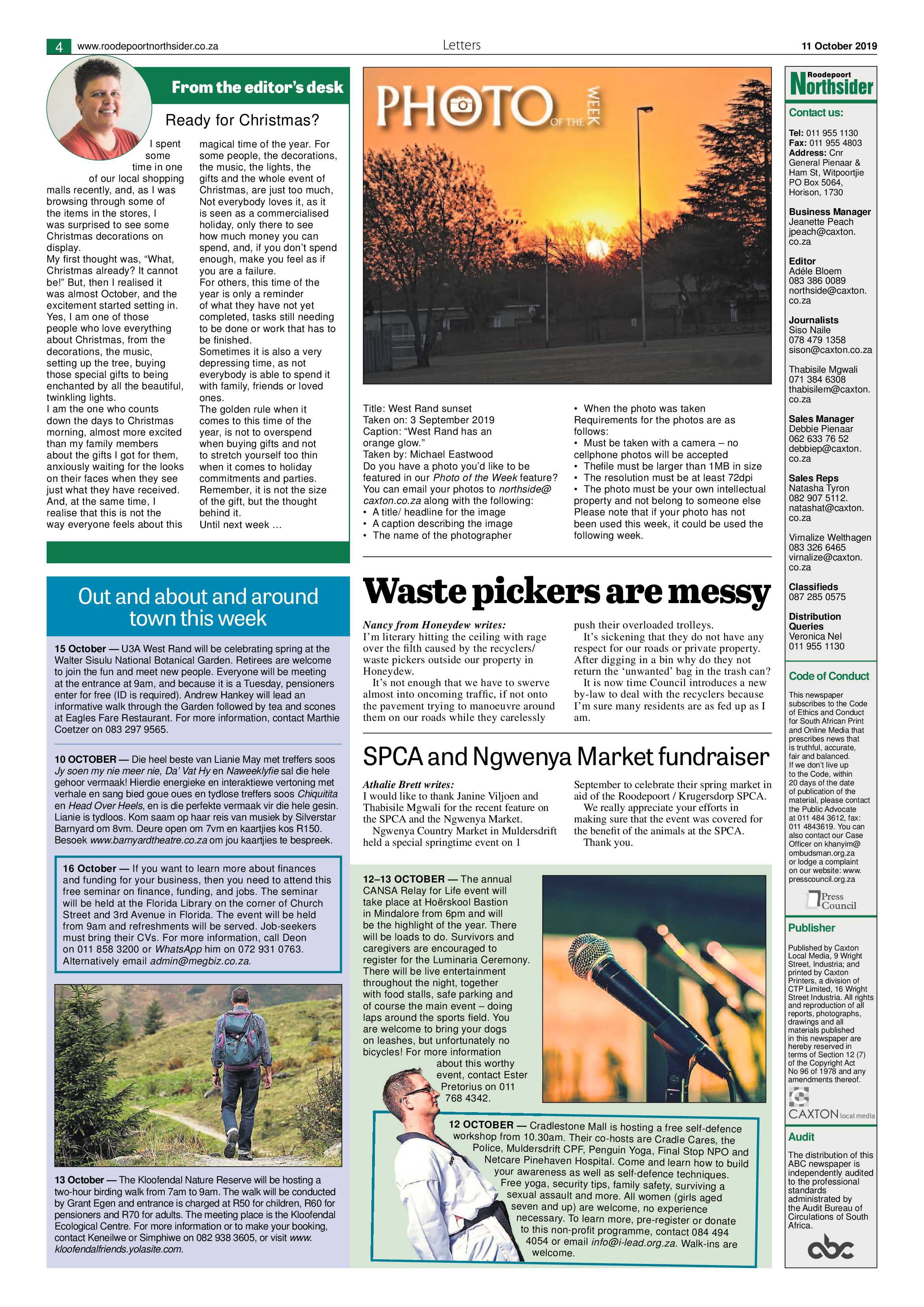 Roodepoort Northsider 11 October 2019 page 4