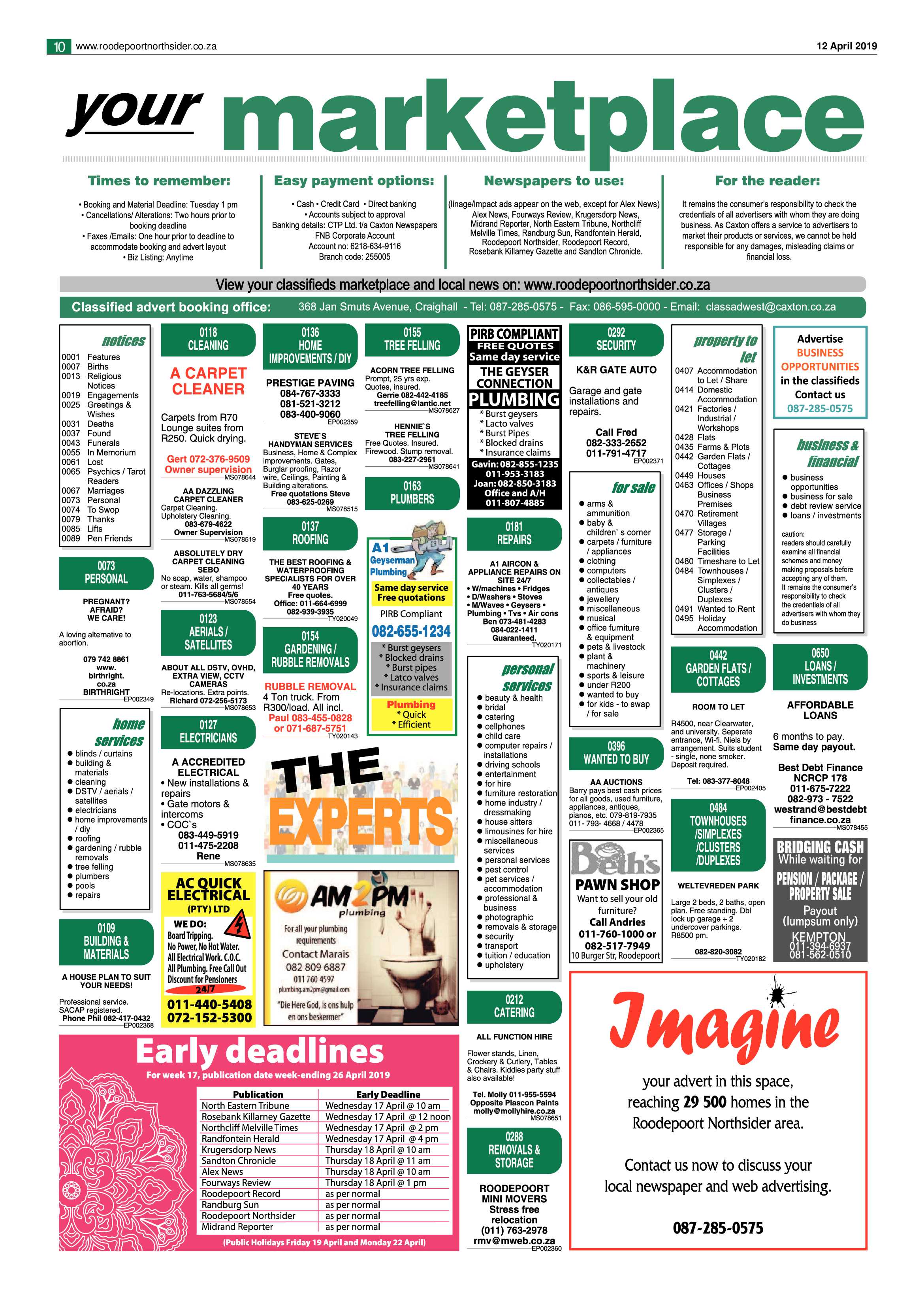 Roodepoort Northsider 12 April 2019 page 10