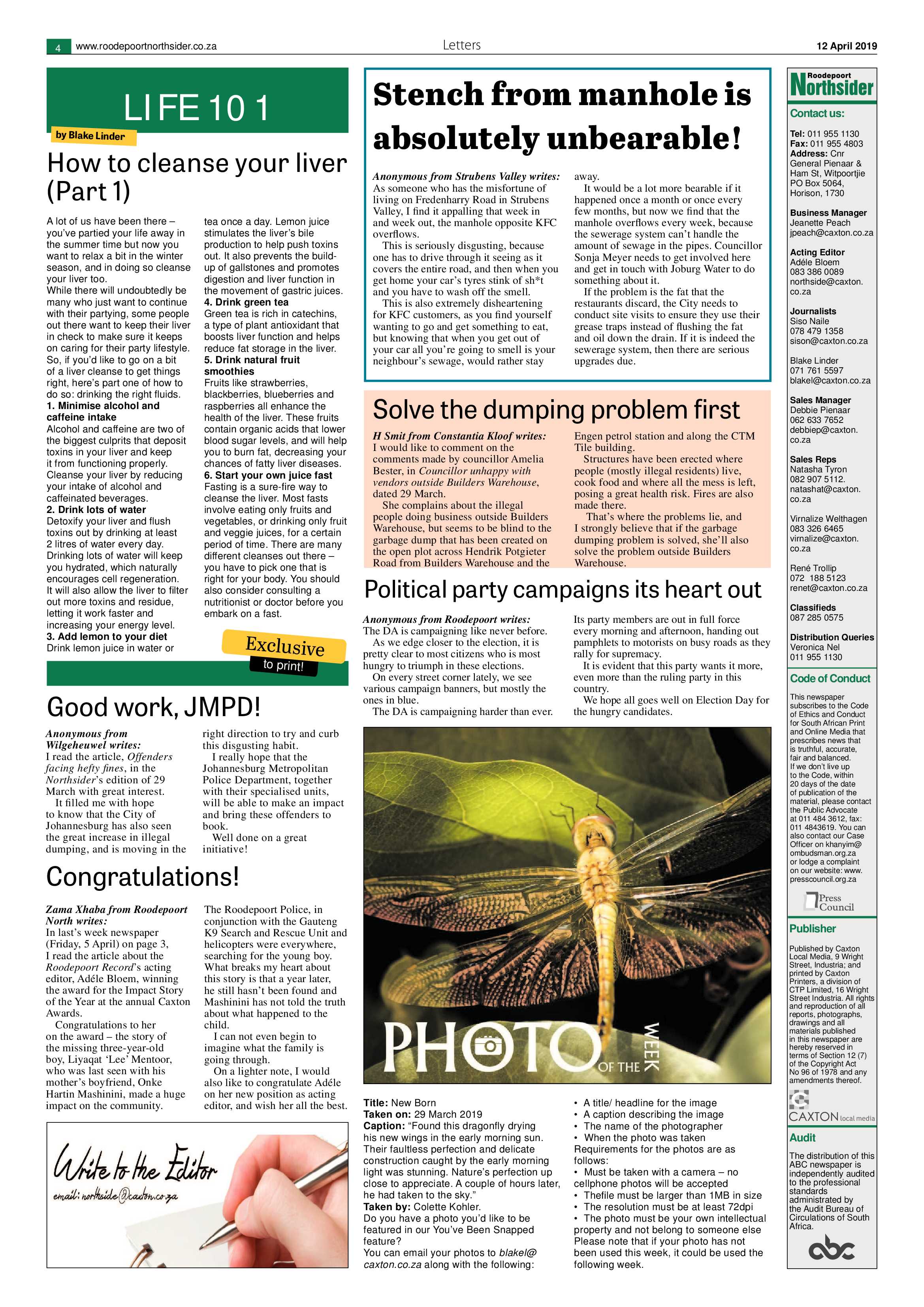Roodepoort Northsider 12 April 2019 page 4