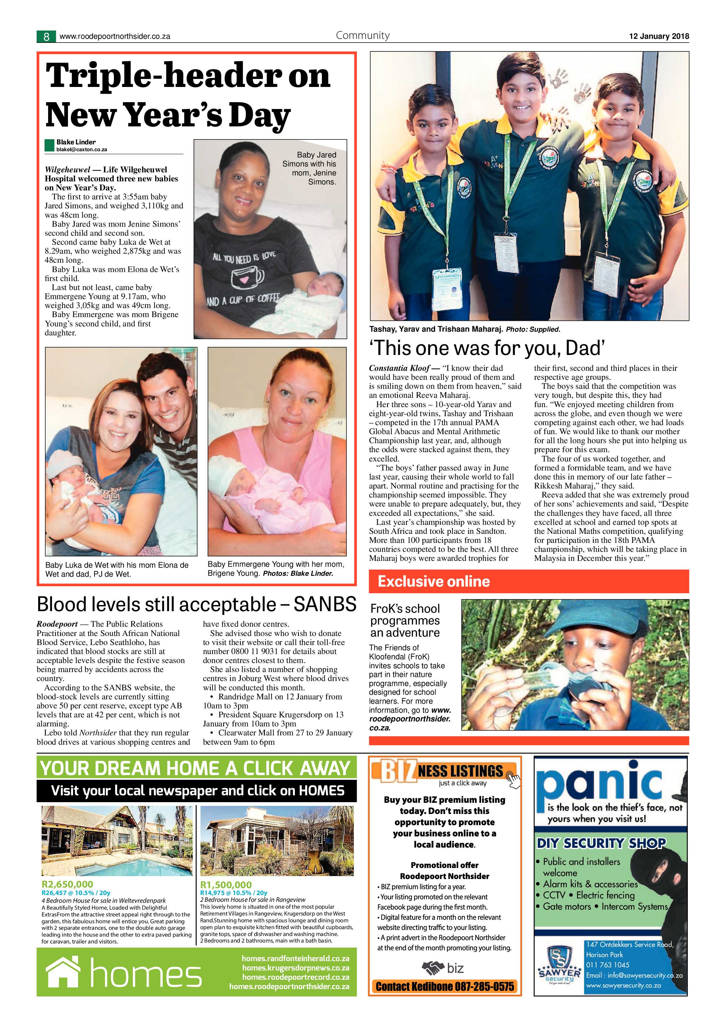 Roodepoort Northsider 12 January 2018 page 8