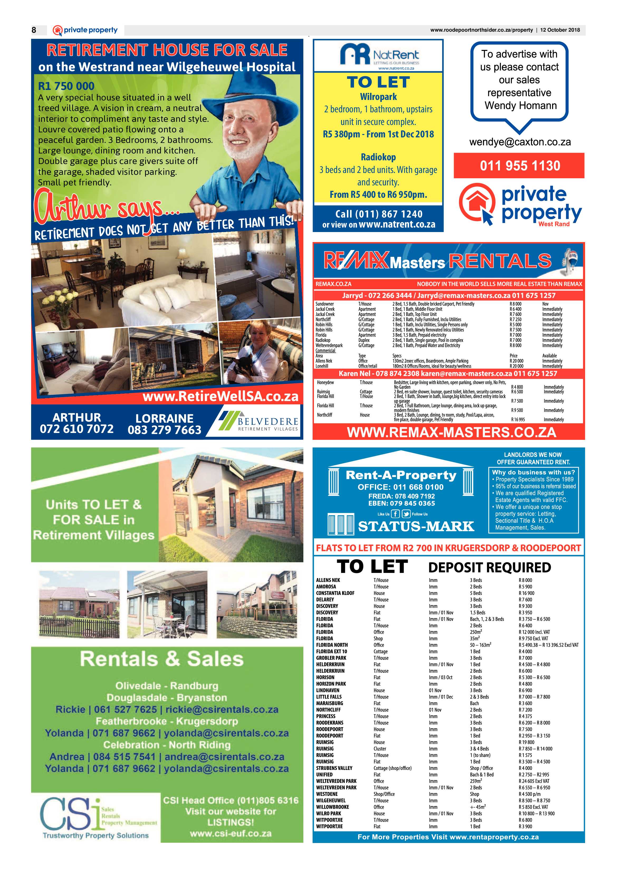 Roodepoort Northsider 12 October 2018 page 8