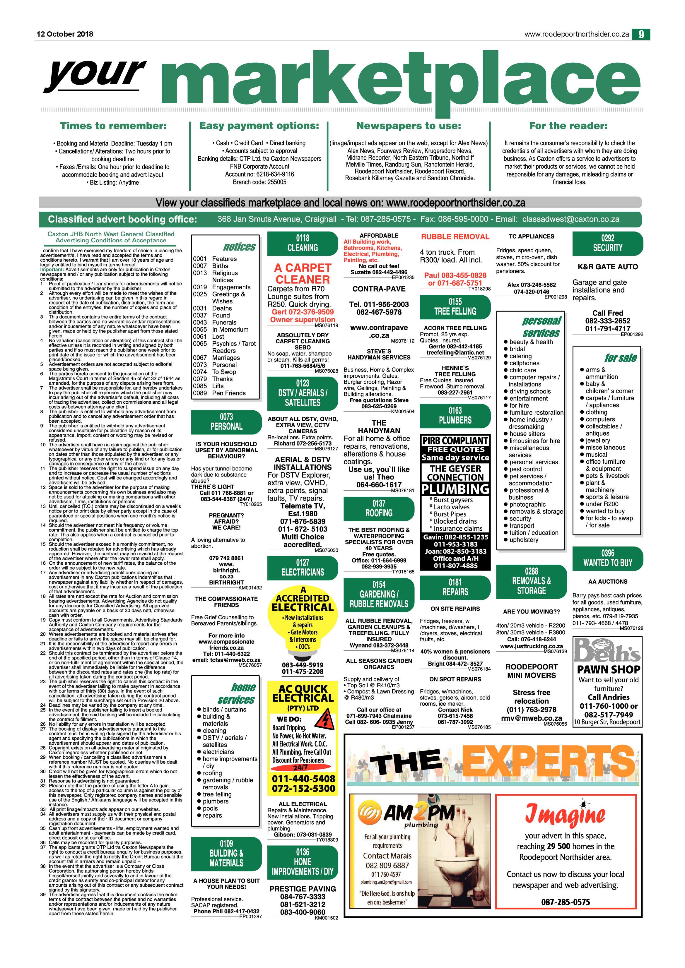 Roodepoort Northsider 12 October 2018 page 9