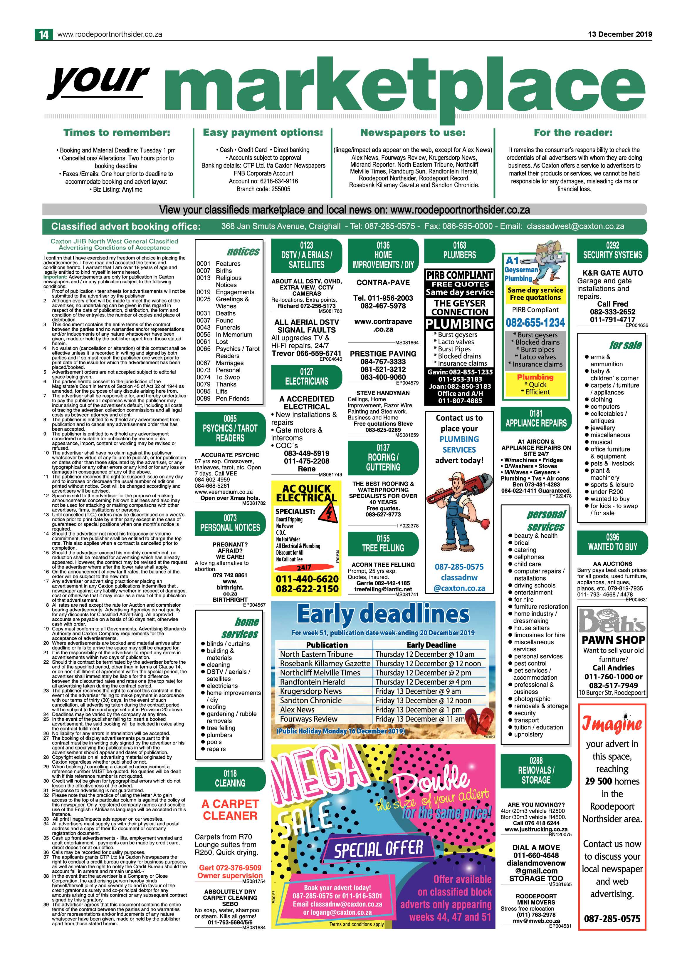 Roodepoort Northsider 13 December 2019 page 14