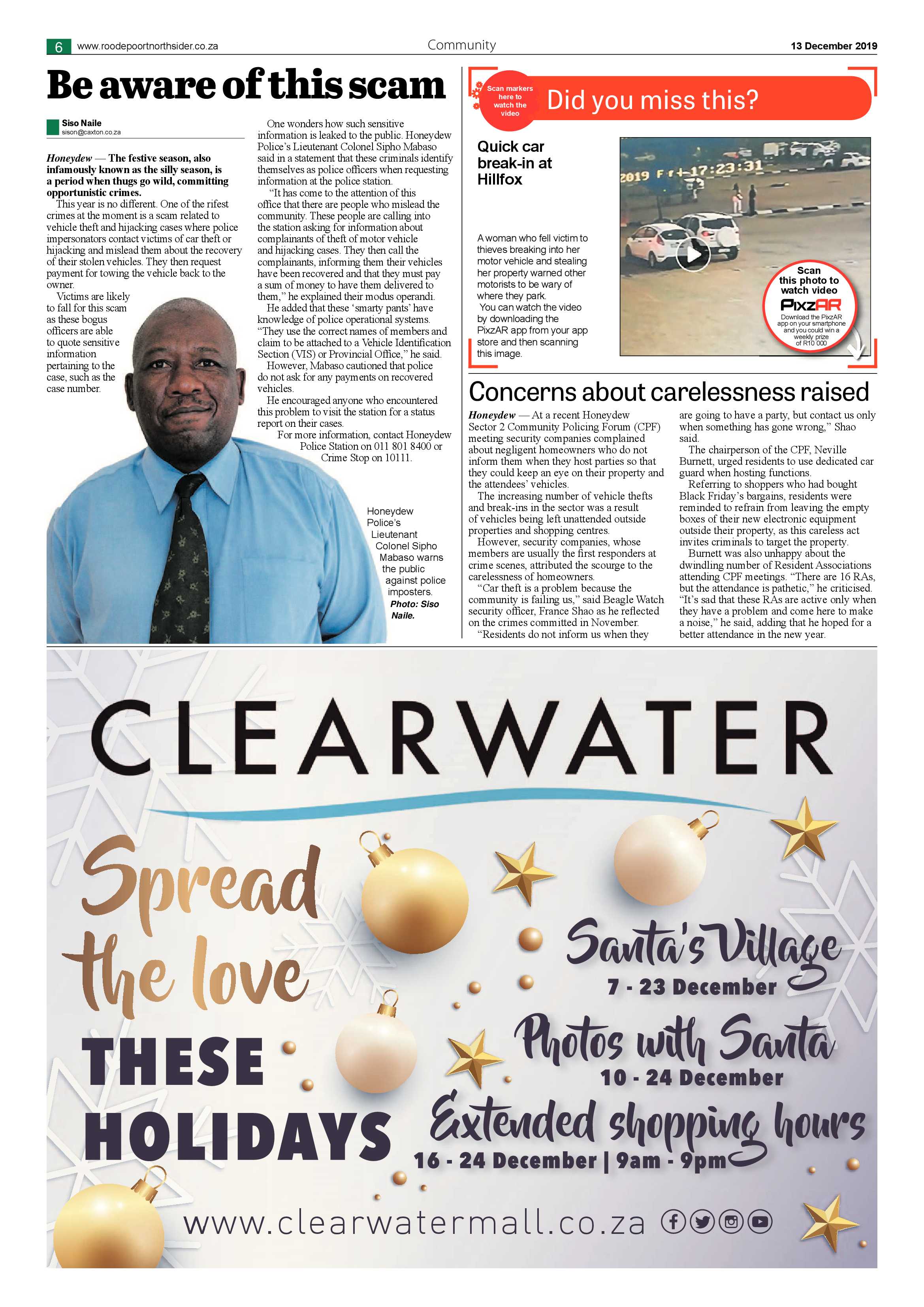 Roodepoort Northsider 13 December 2019 page 6