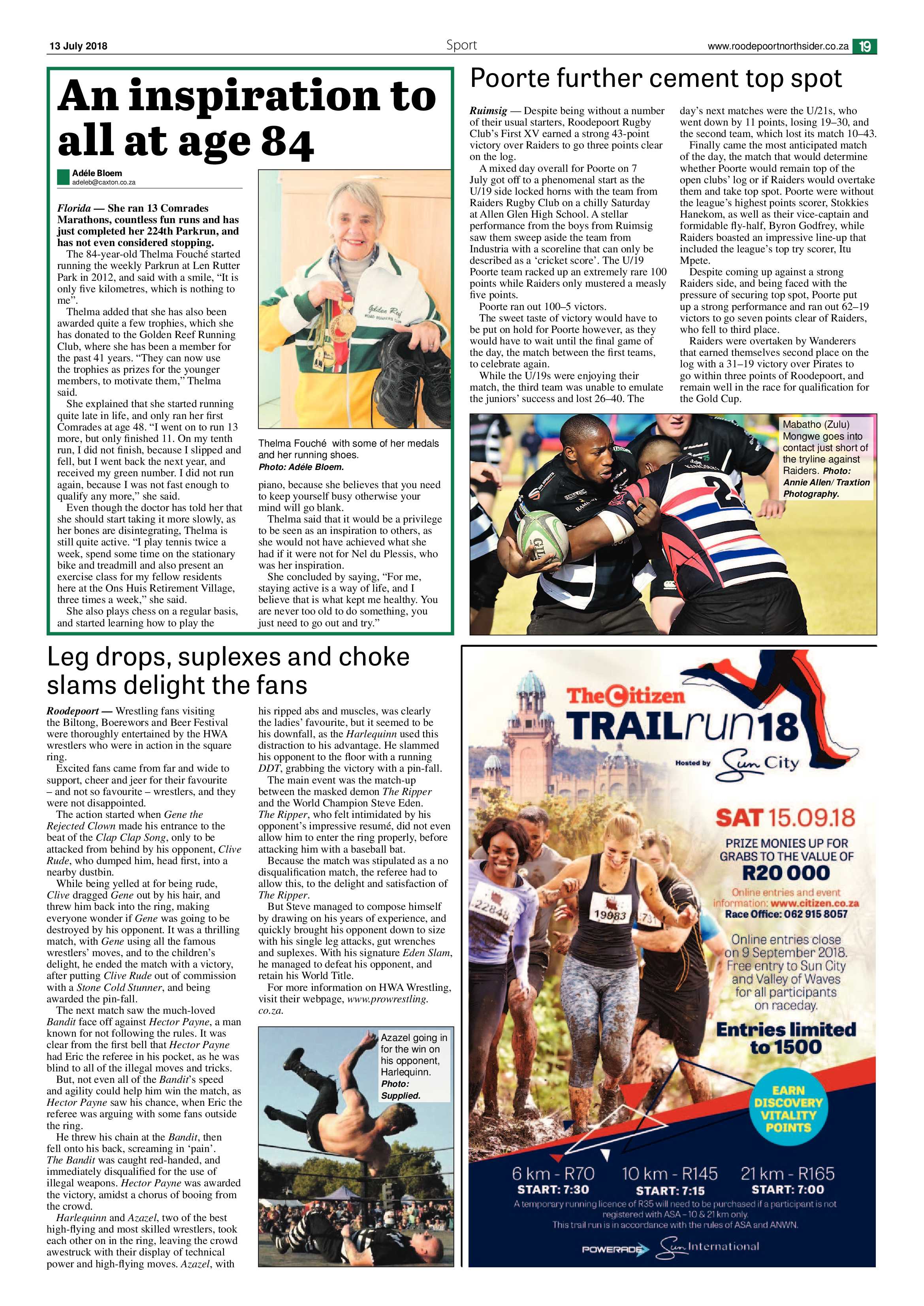 Roodepoort Northsider 13 July 2018 page 19