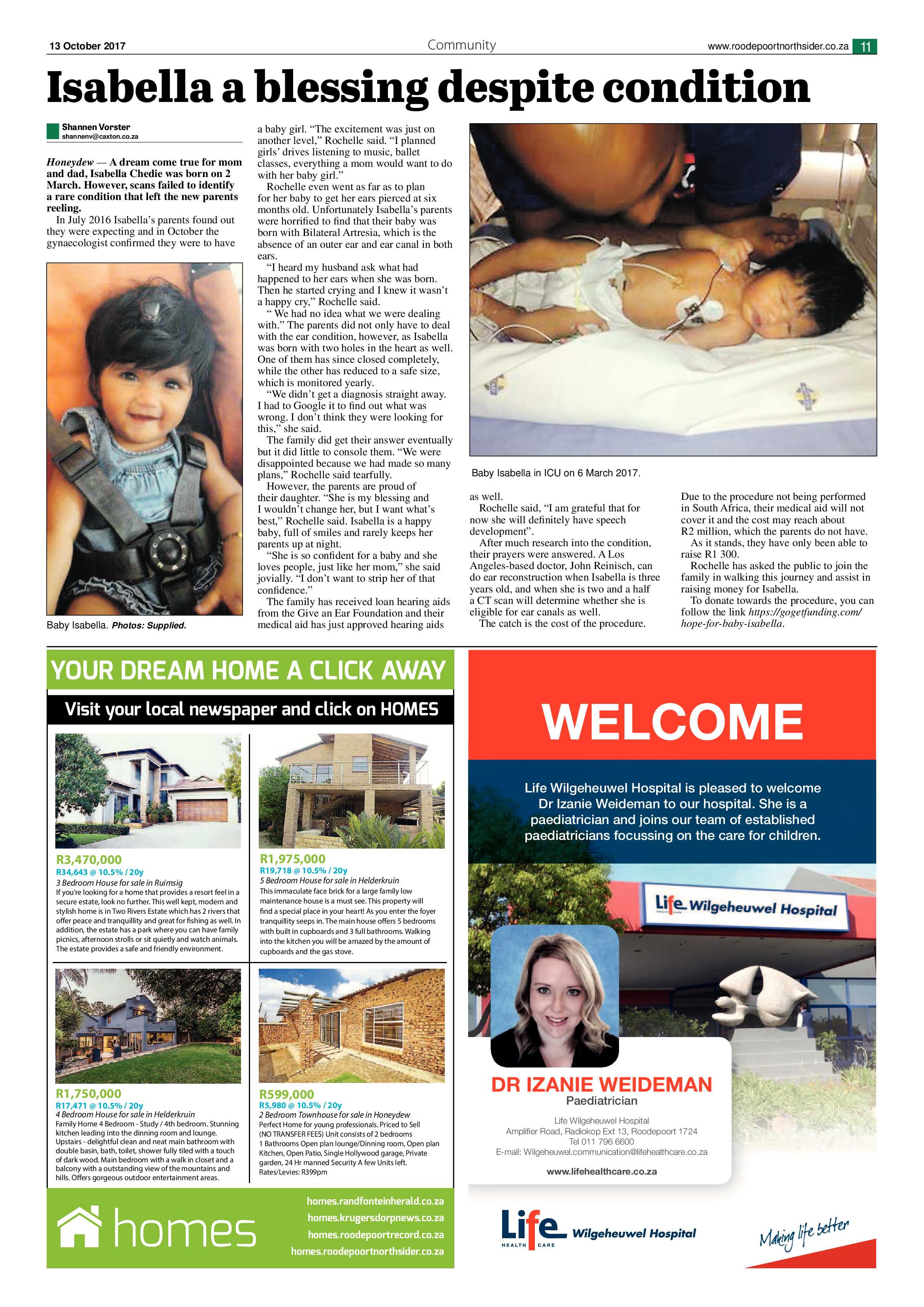 Roodepoort Northsider 13 October 2017 page 11