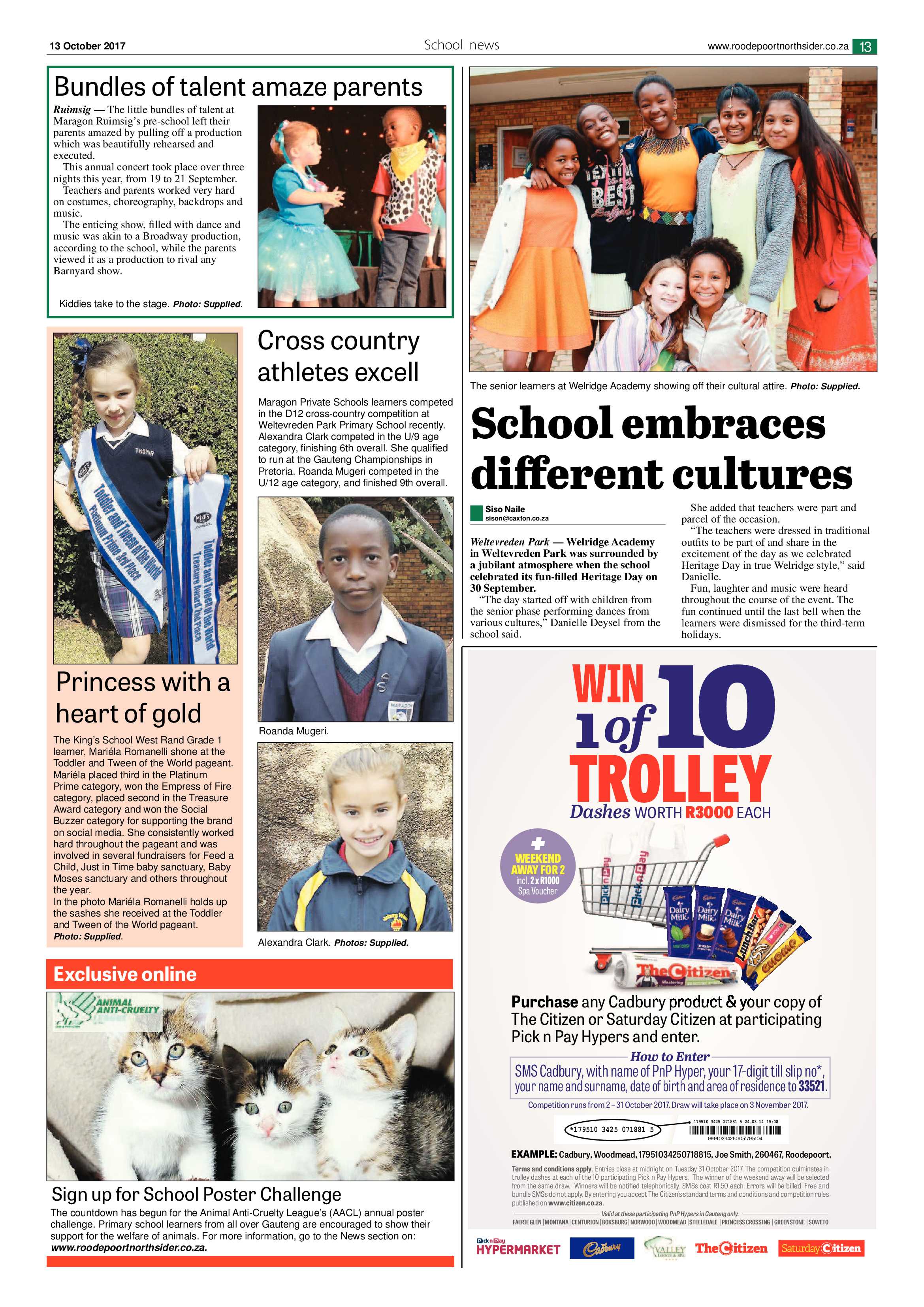 Roodepoort Northsider 13 October 2017 page 13