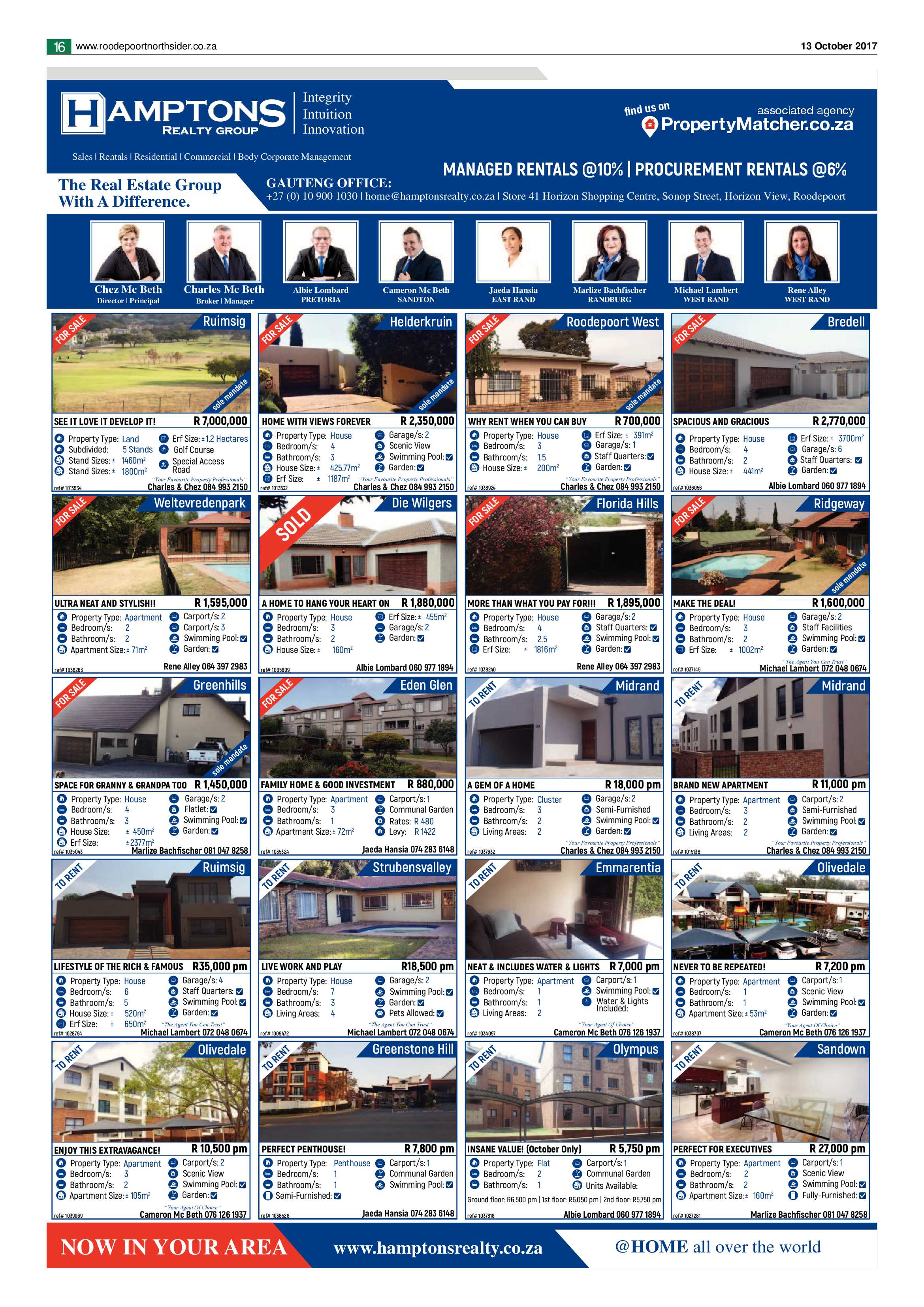 Roodepoort Northsider 13 October 2017 page 16