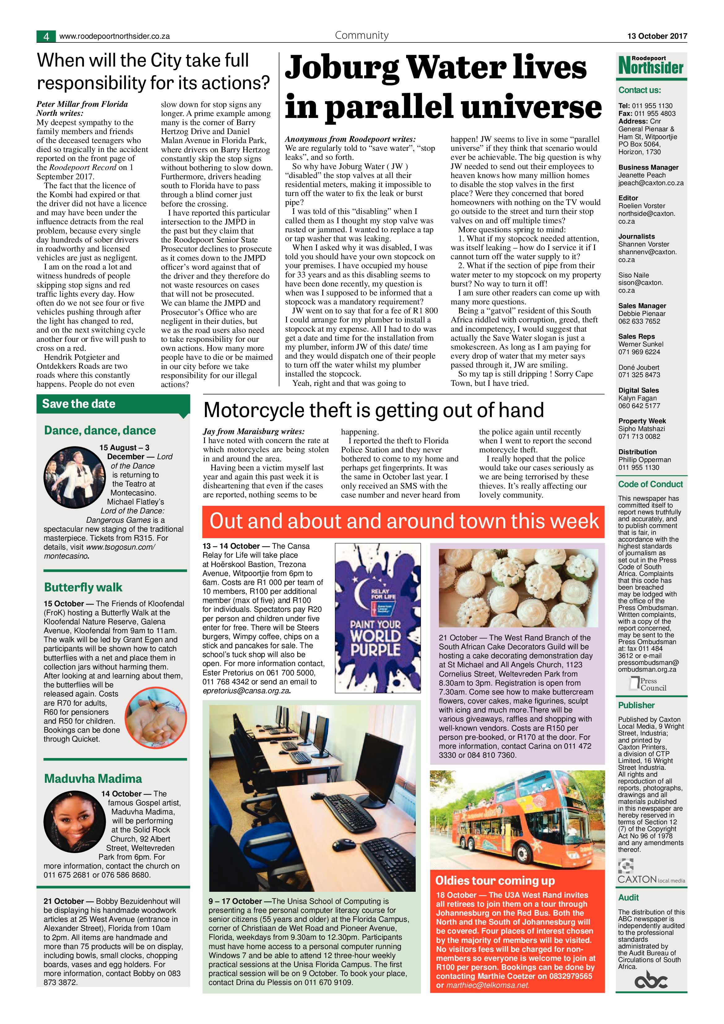 Roodepoort Northsider 13 October 2017 page 4