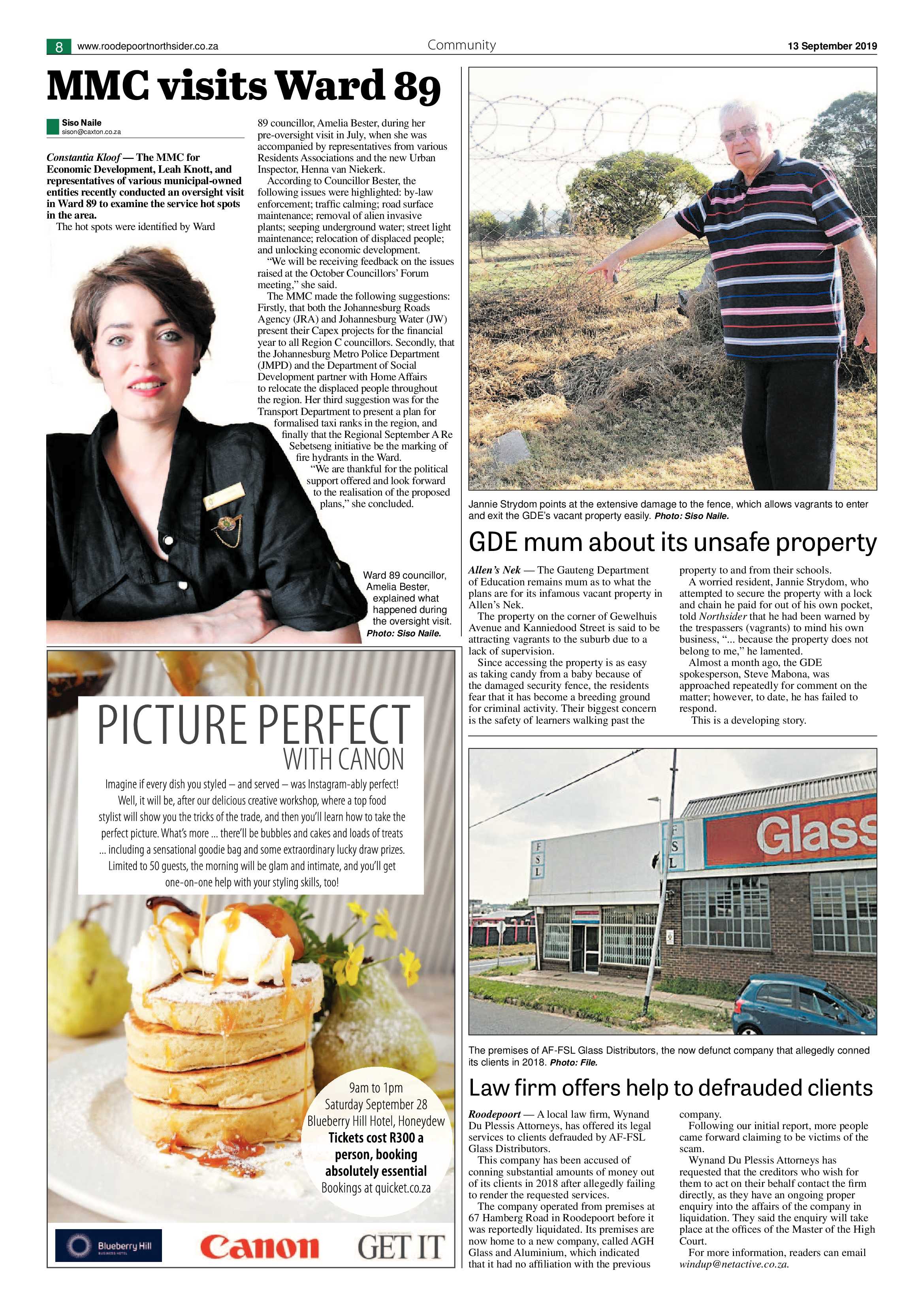 Roodepoort Northsider 13 September 2019 page 8