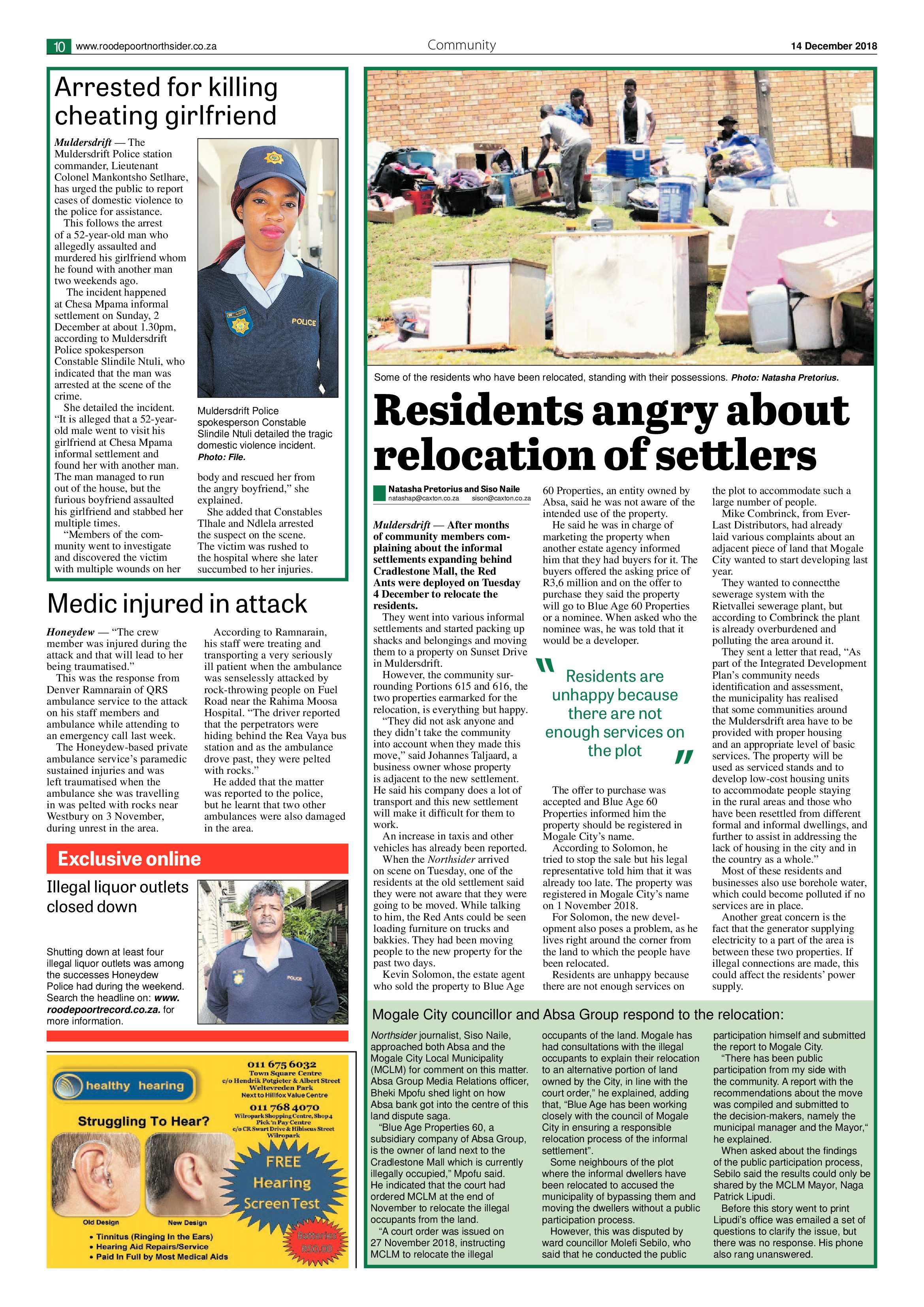 Roodepoort Northsider 14 December 2018 page 10