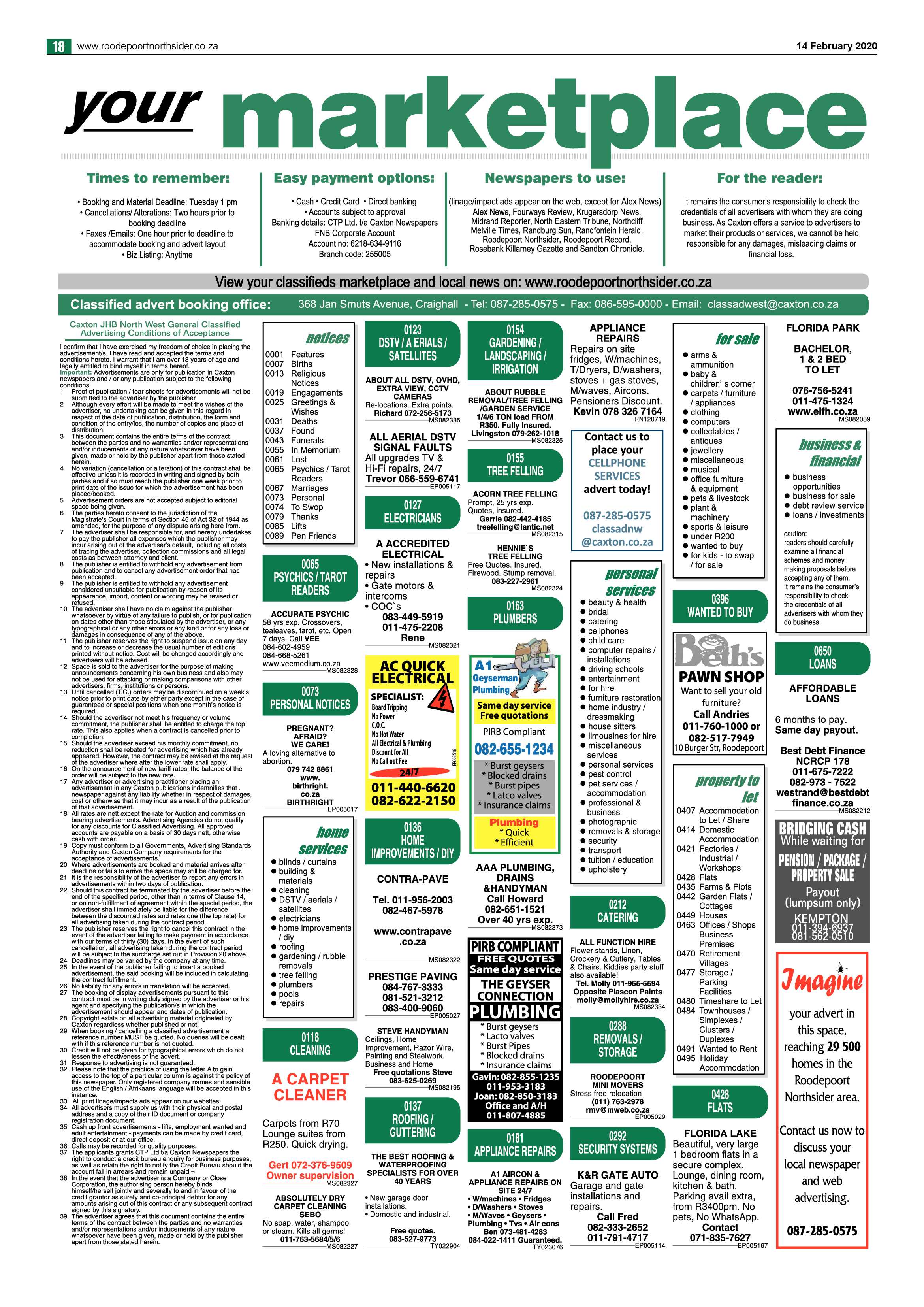 Roodepoort Northsider 14 February 2020 page 18