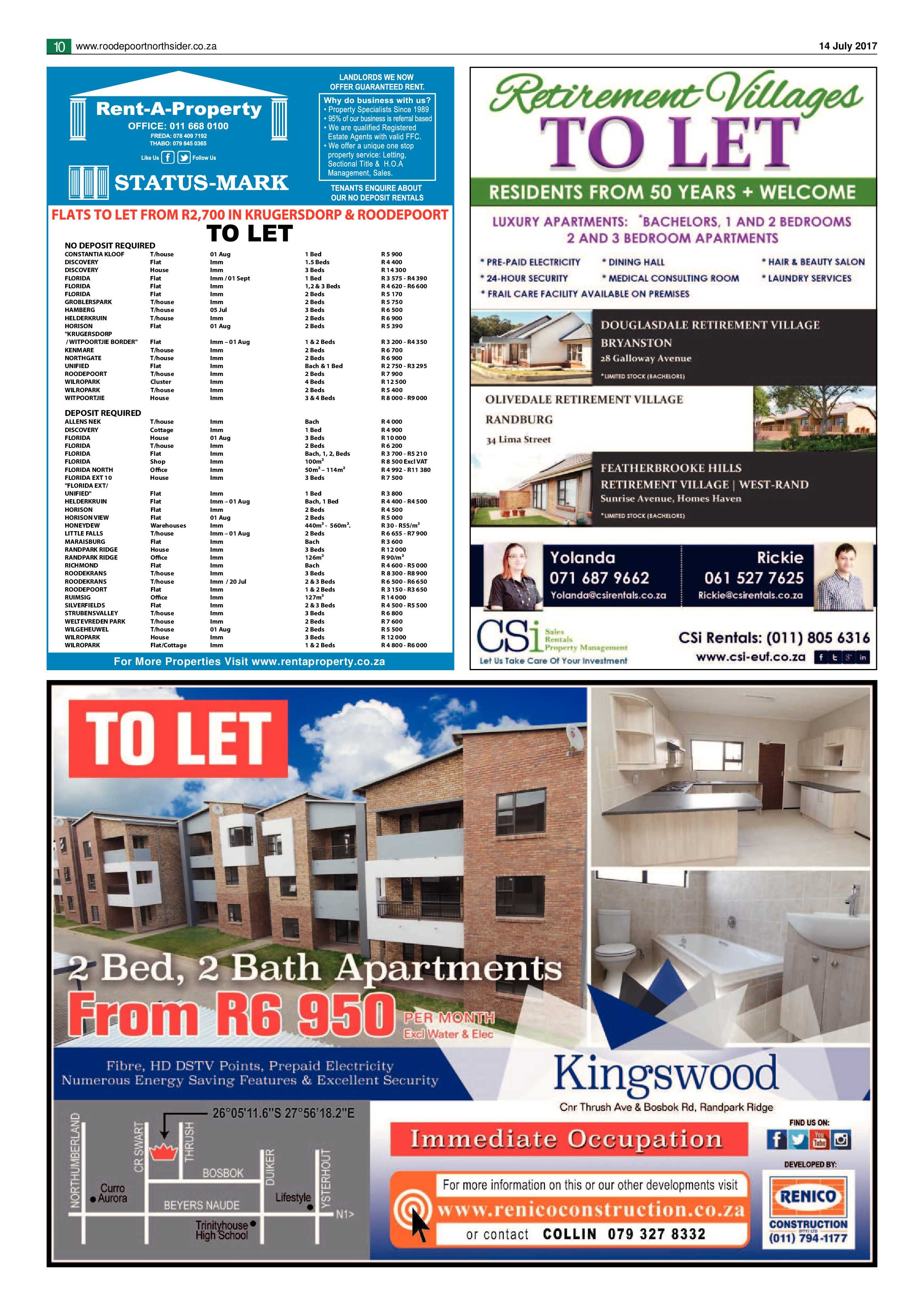 Roodepoort Northsider 14 July 2017 page 10