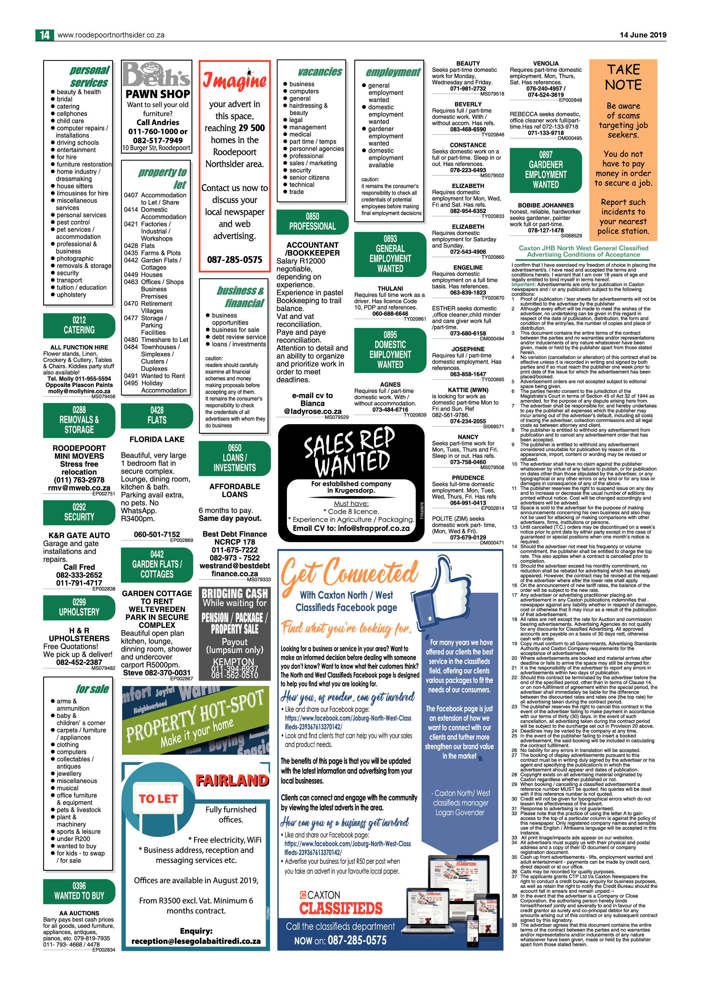 Roodepoort Northsider 14 June 2019 page 14