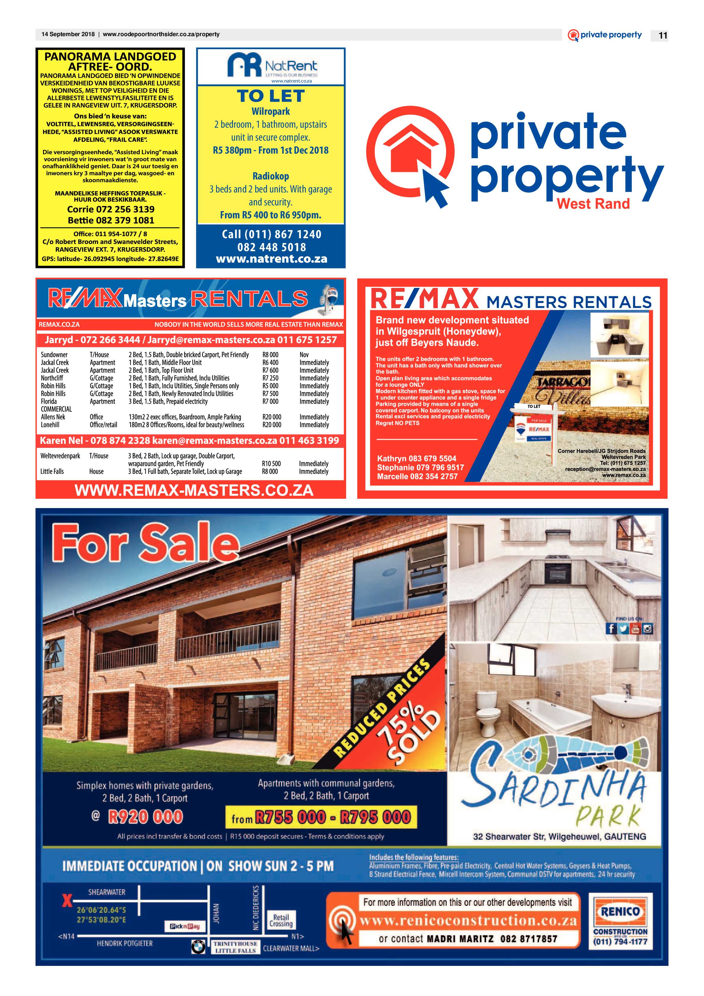 Roodepoort Northsider 14 September 2018 page 11