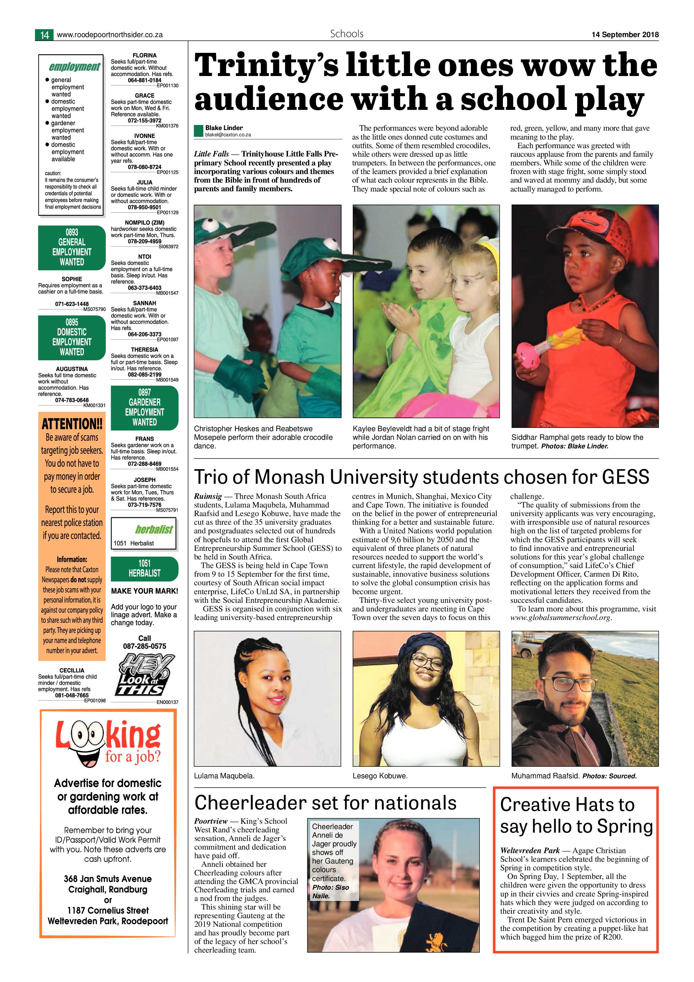 Roodepoort Northsider 14 September 2018 page 14