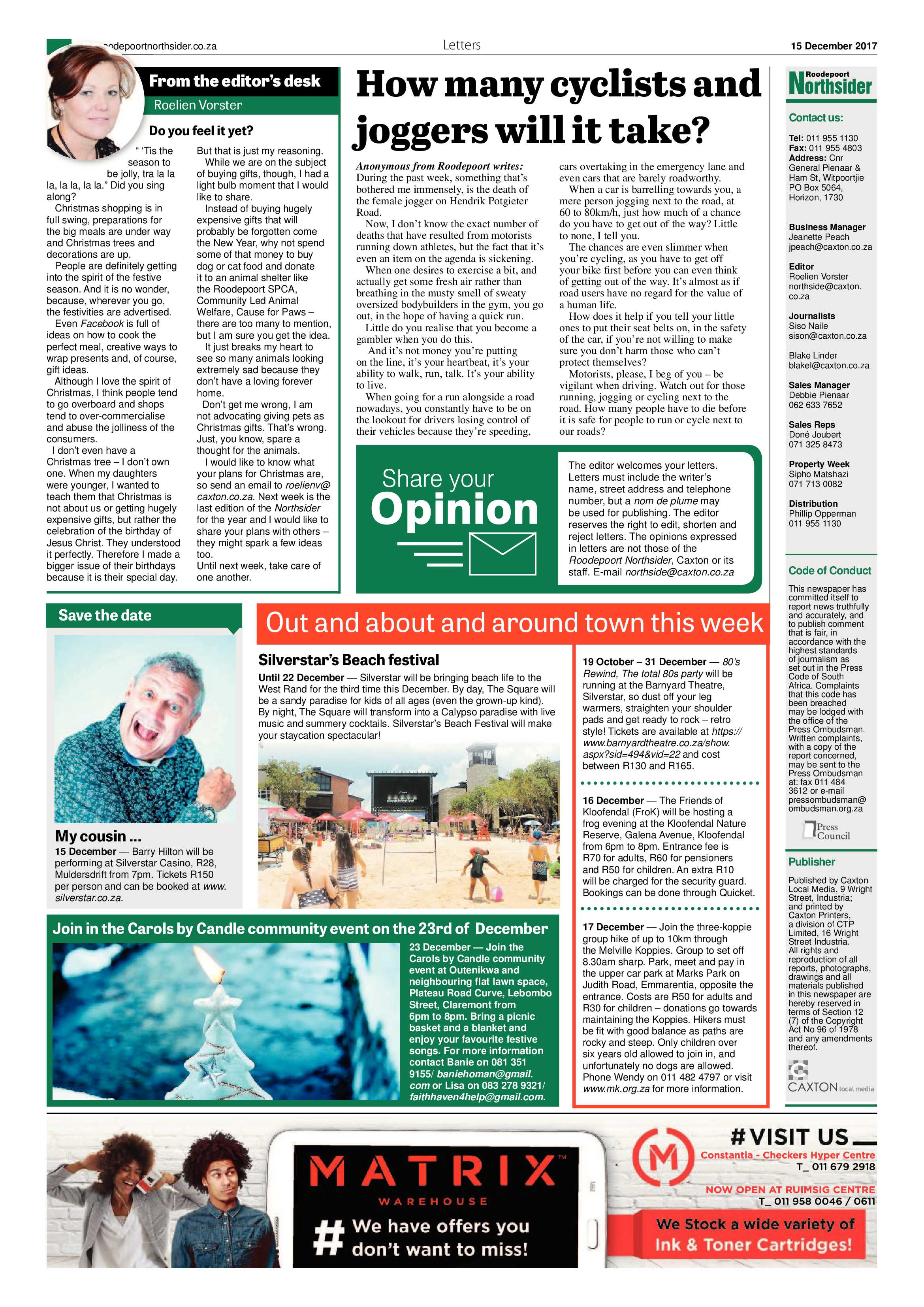 Roodepoort Northsider 15 December 2017 page 4