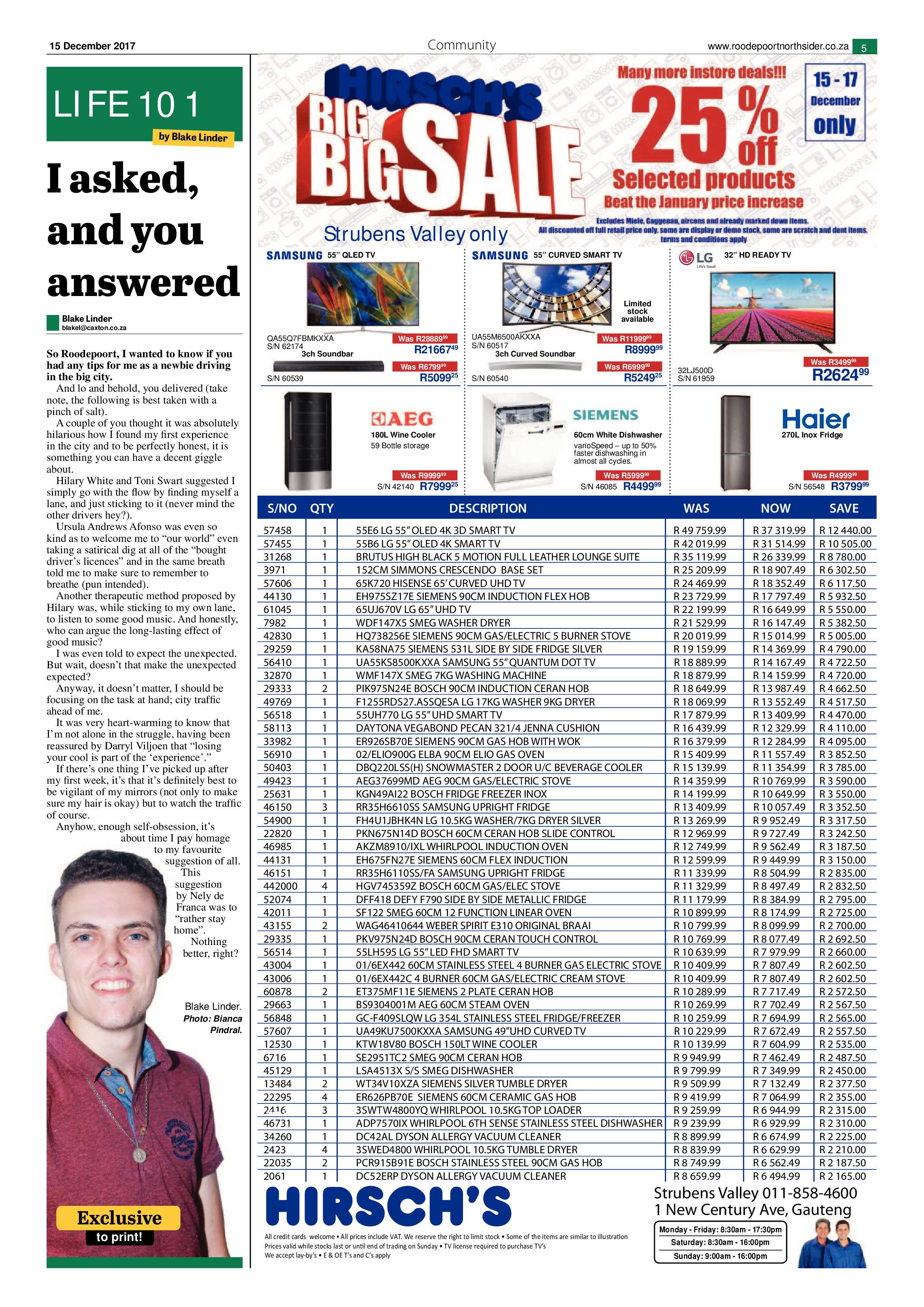 Roodepoort Northsider 15 December 2017 page 5