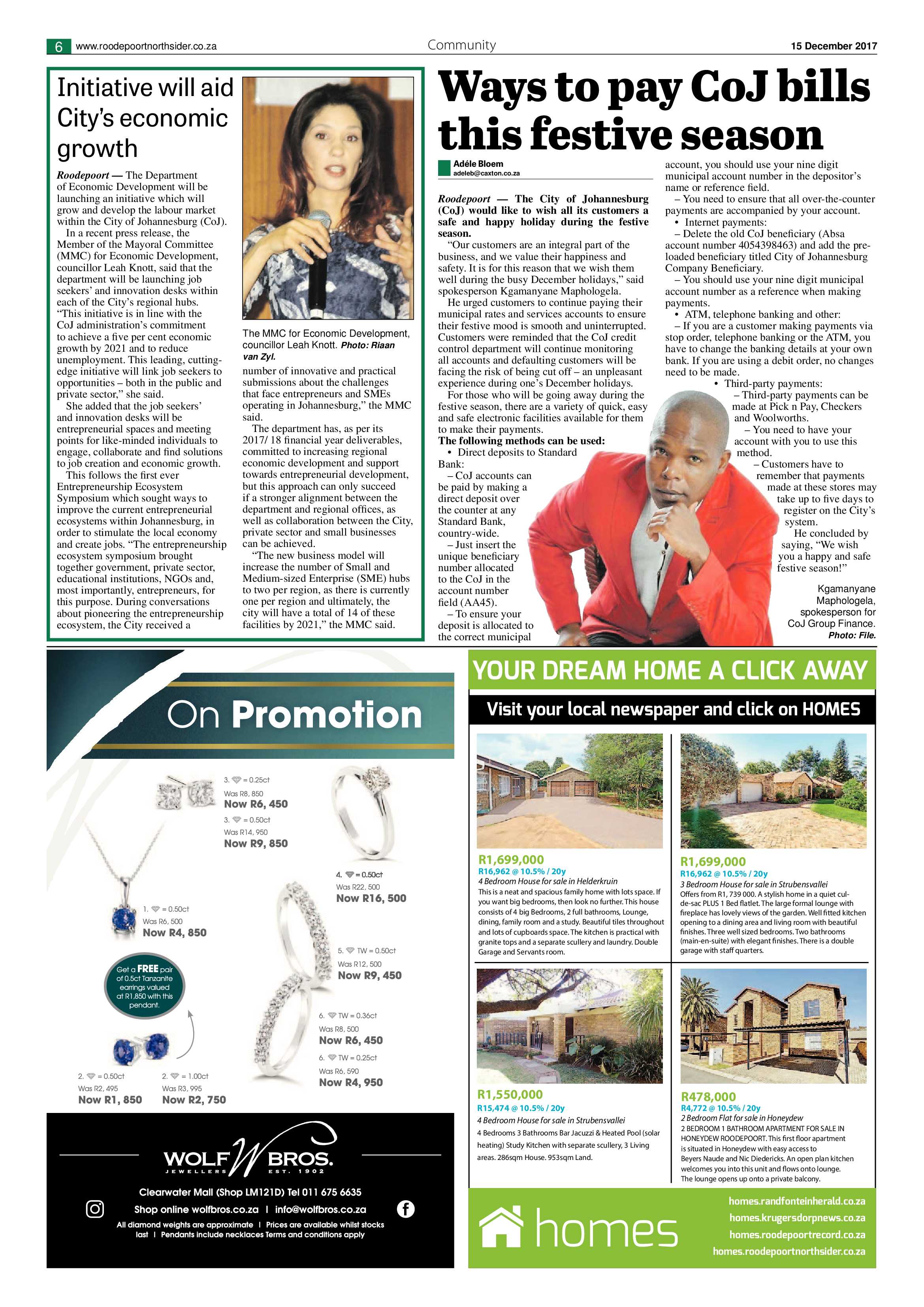 Roodepoort Northsider 15 December 2017 page 6