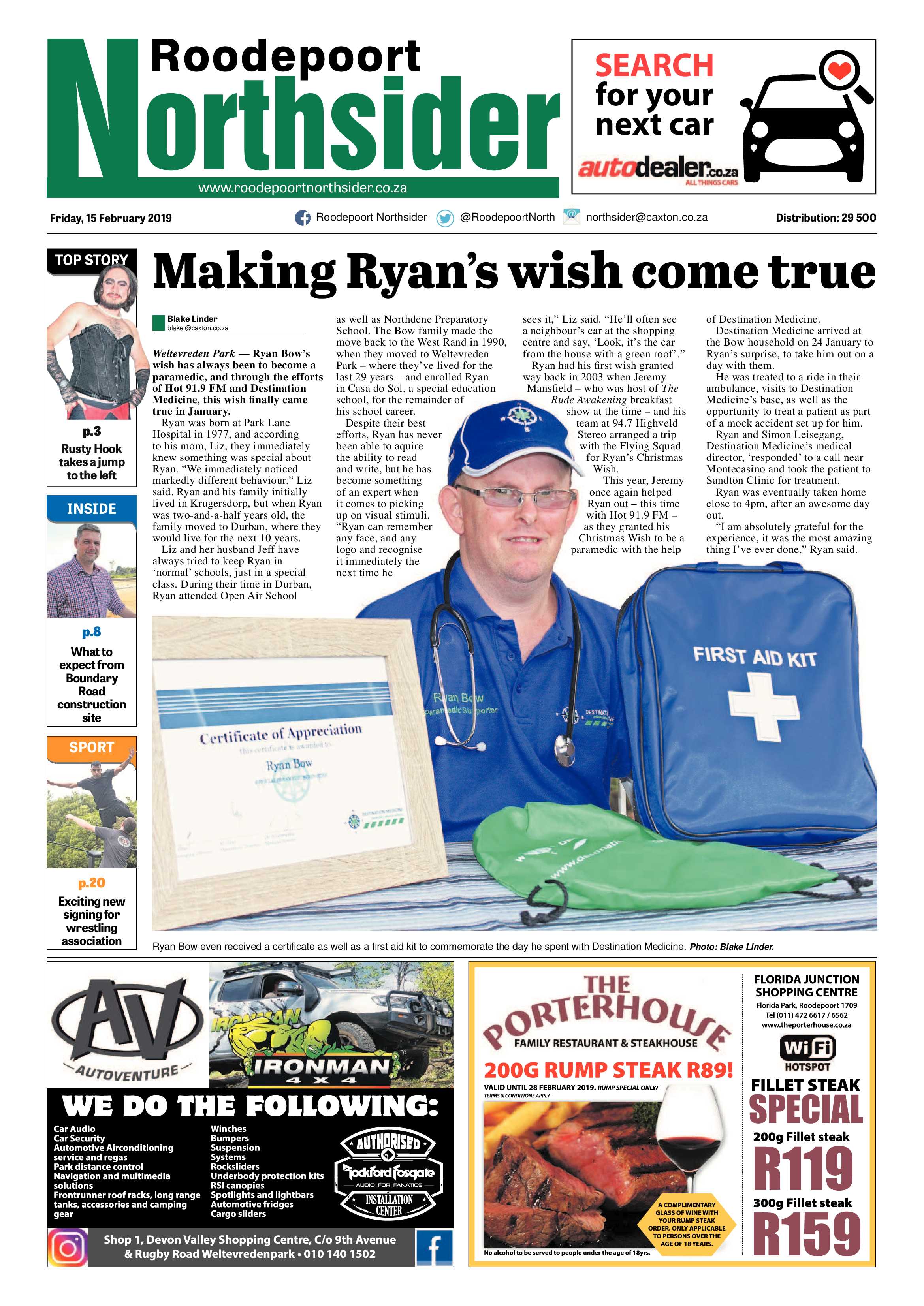 Roodepoort Northsider 15 February 2019 page 1