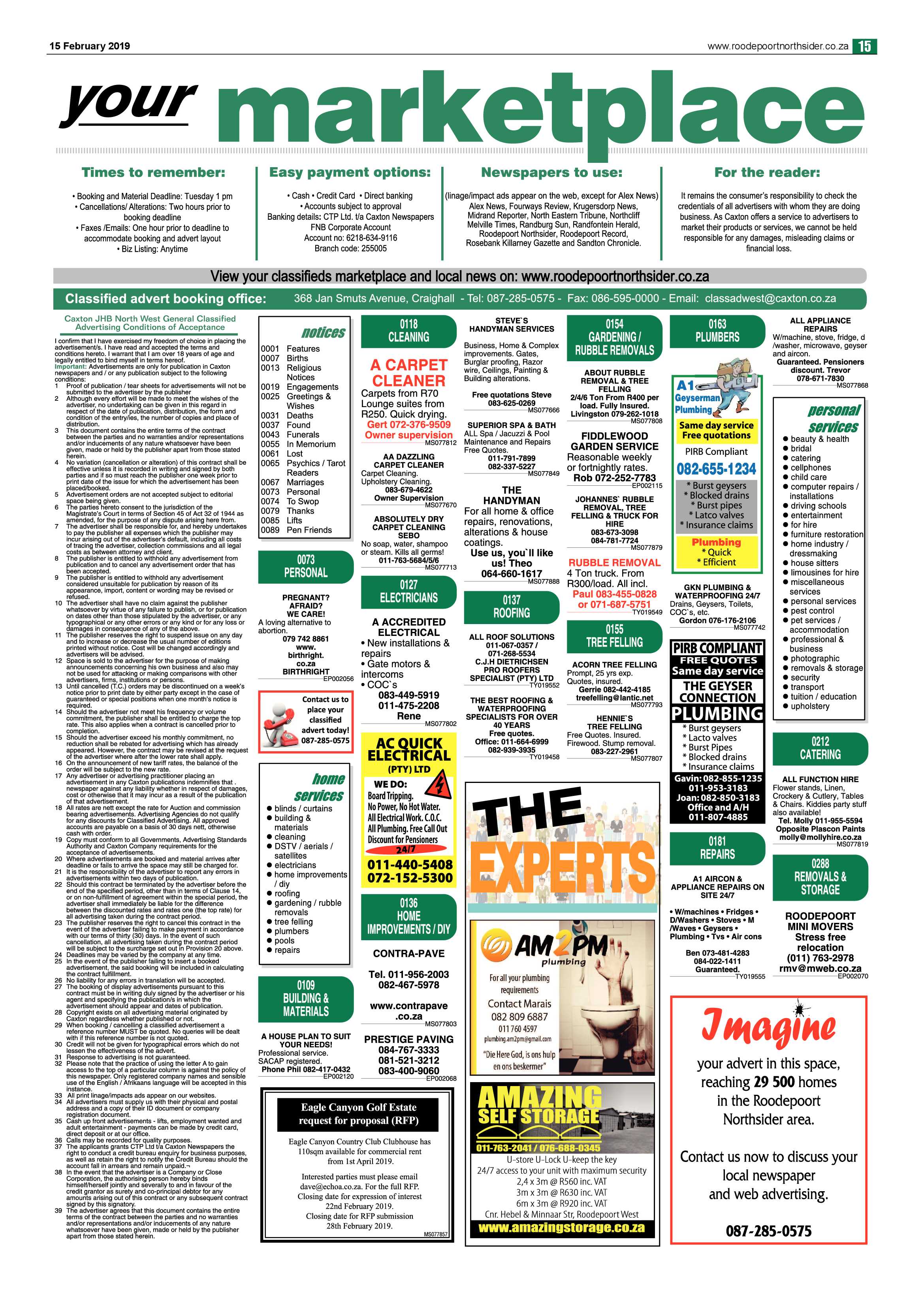 Roodepoort Northsider 15 February 2019 page 15