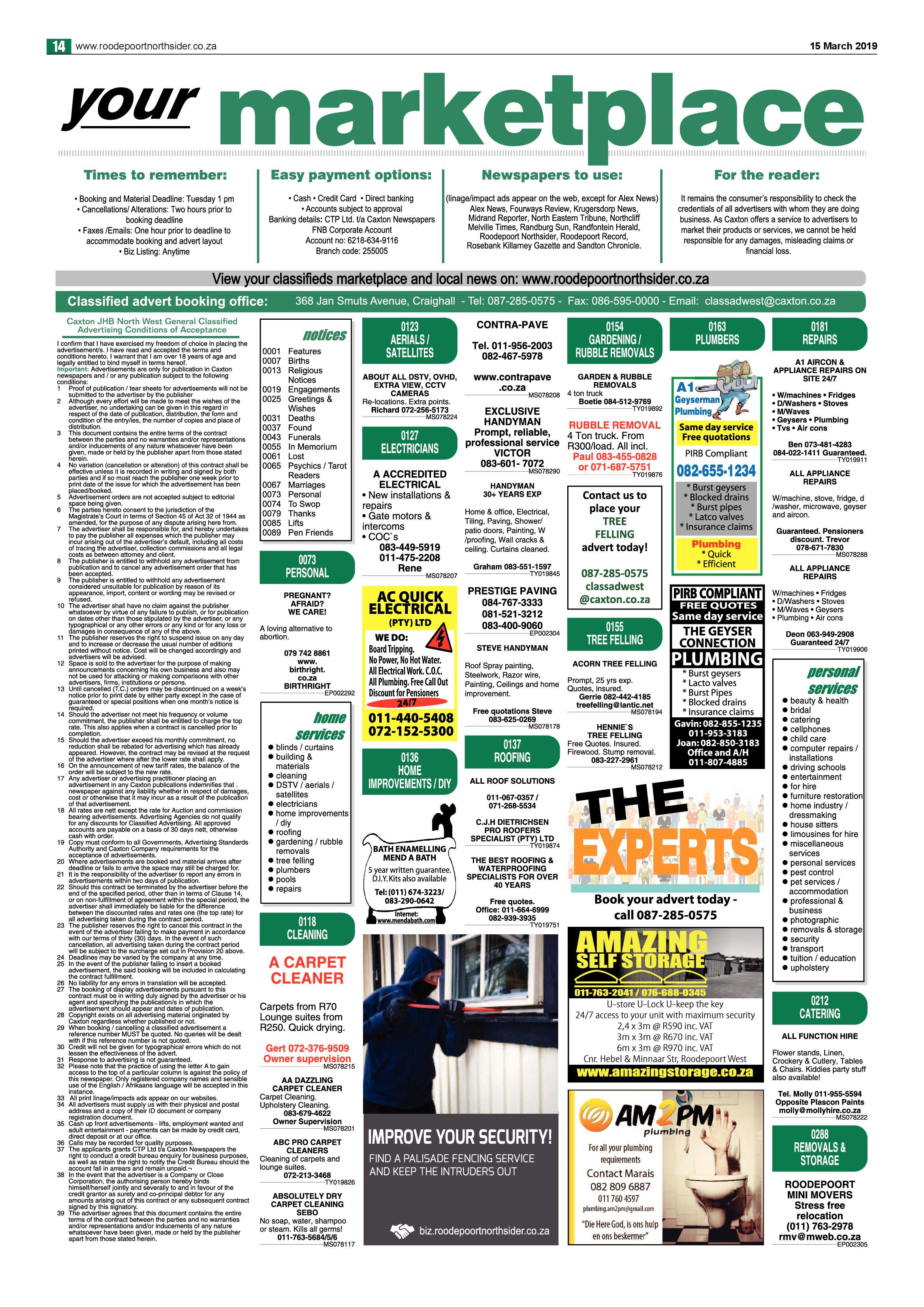 Roodepoort Northsider 15 March 2019 page 14