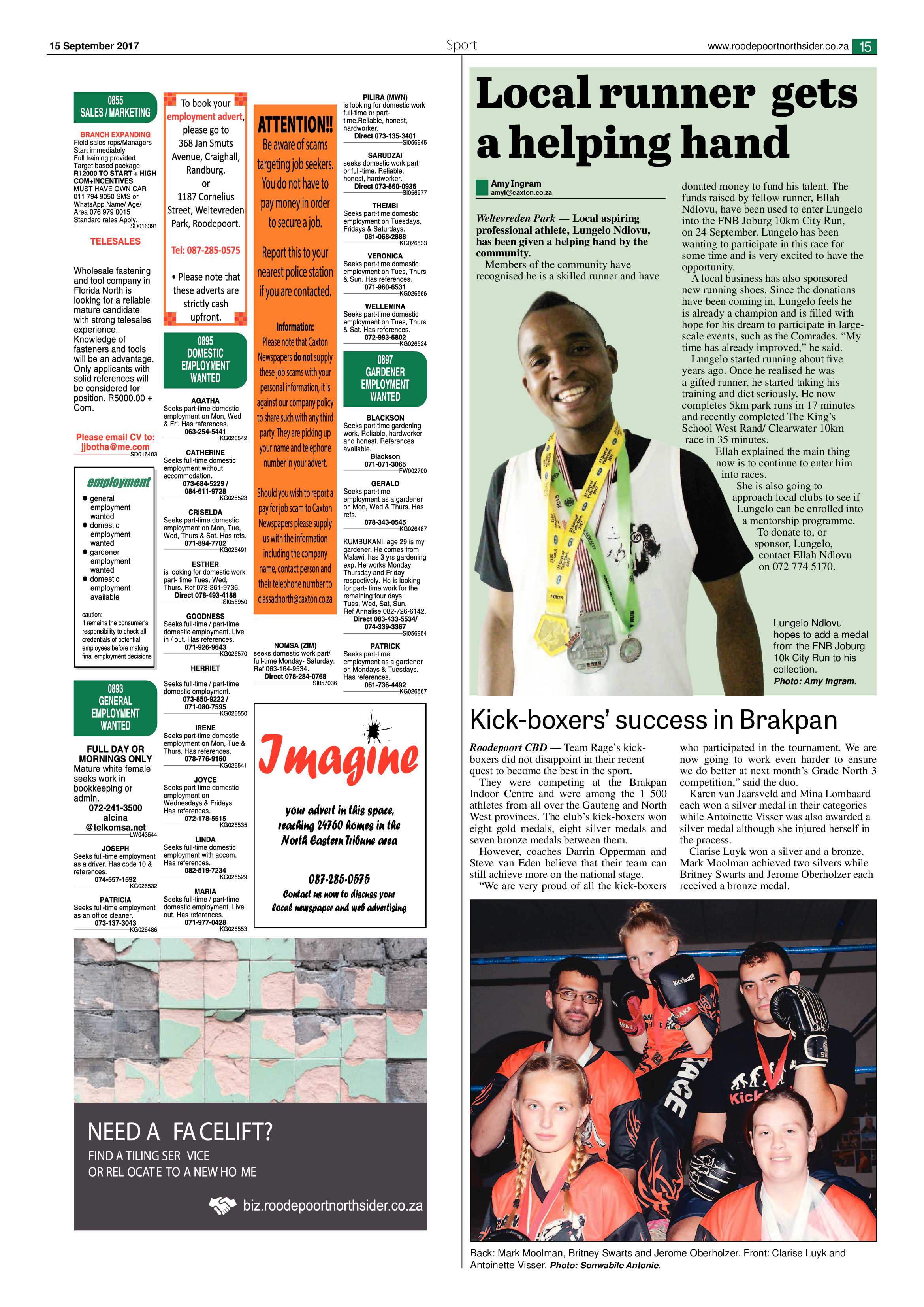 Roodepoort Northsider 15 September 2017 page 15