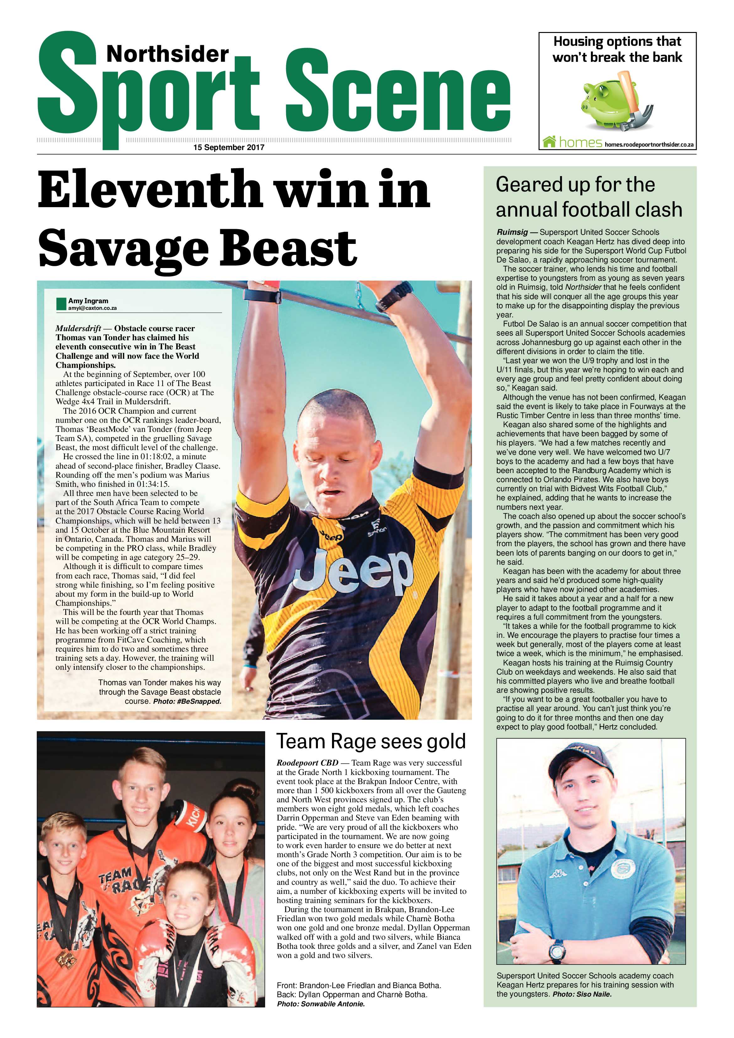 Roodepoort Northsider 15 September 2017 page 16
