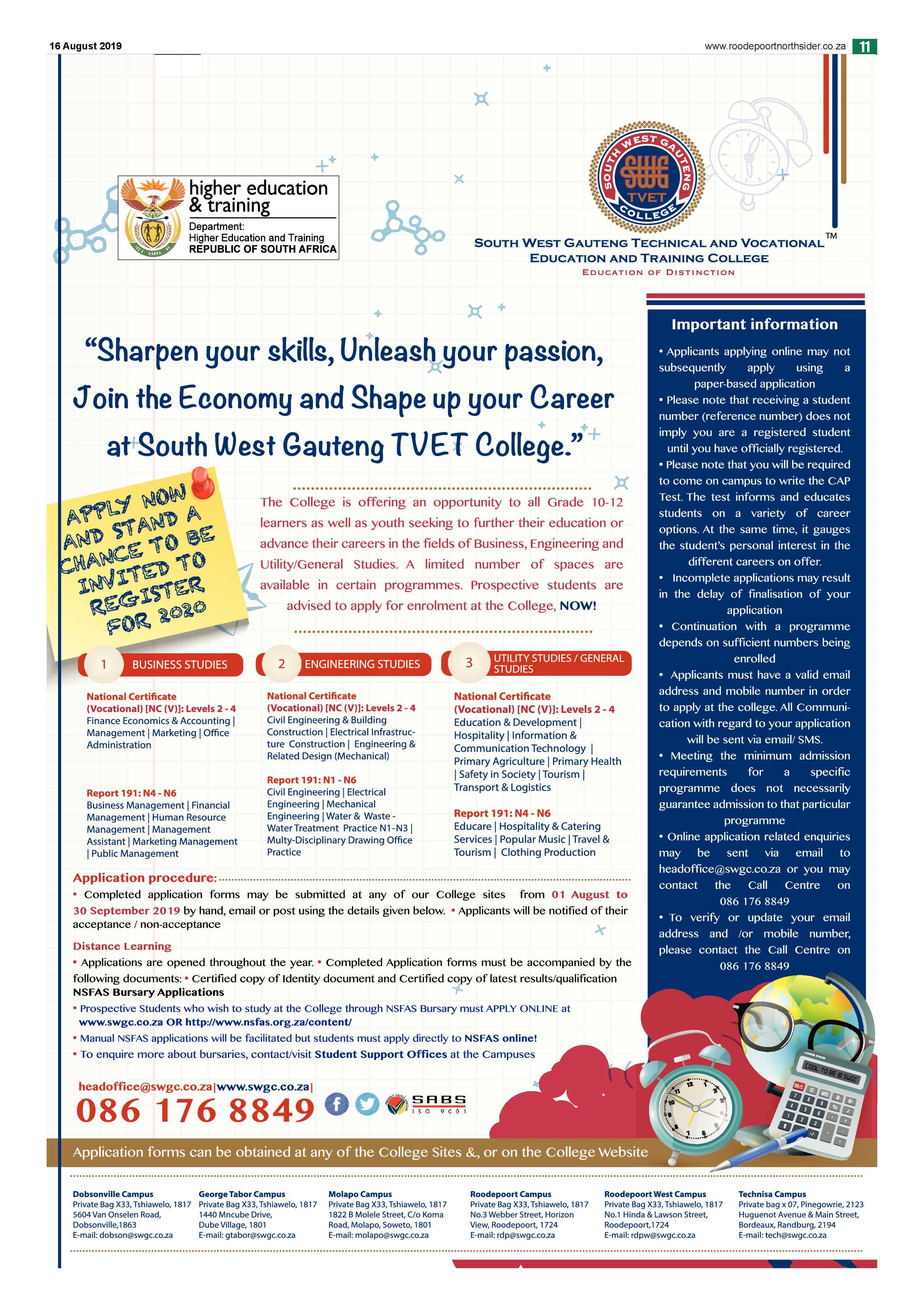 Roodepoort Northsider 16 August 2019 page 11