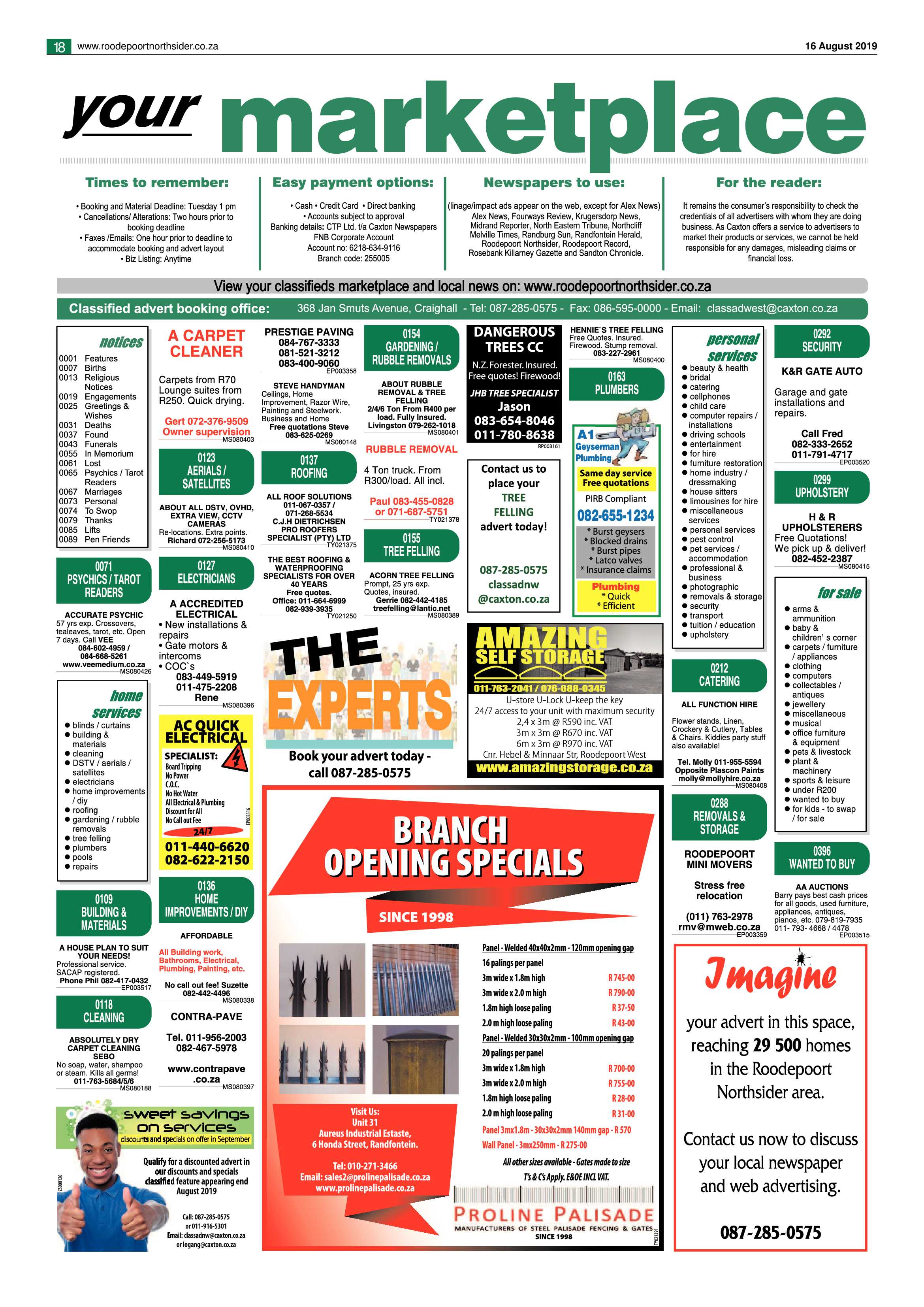 Roodepoort Northsider 16 August 2019 page 18