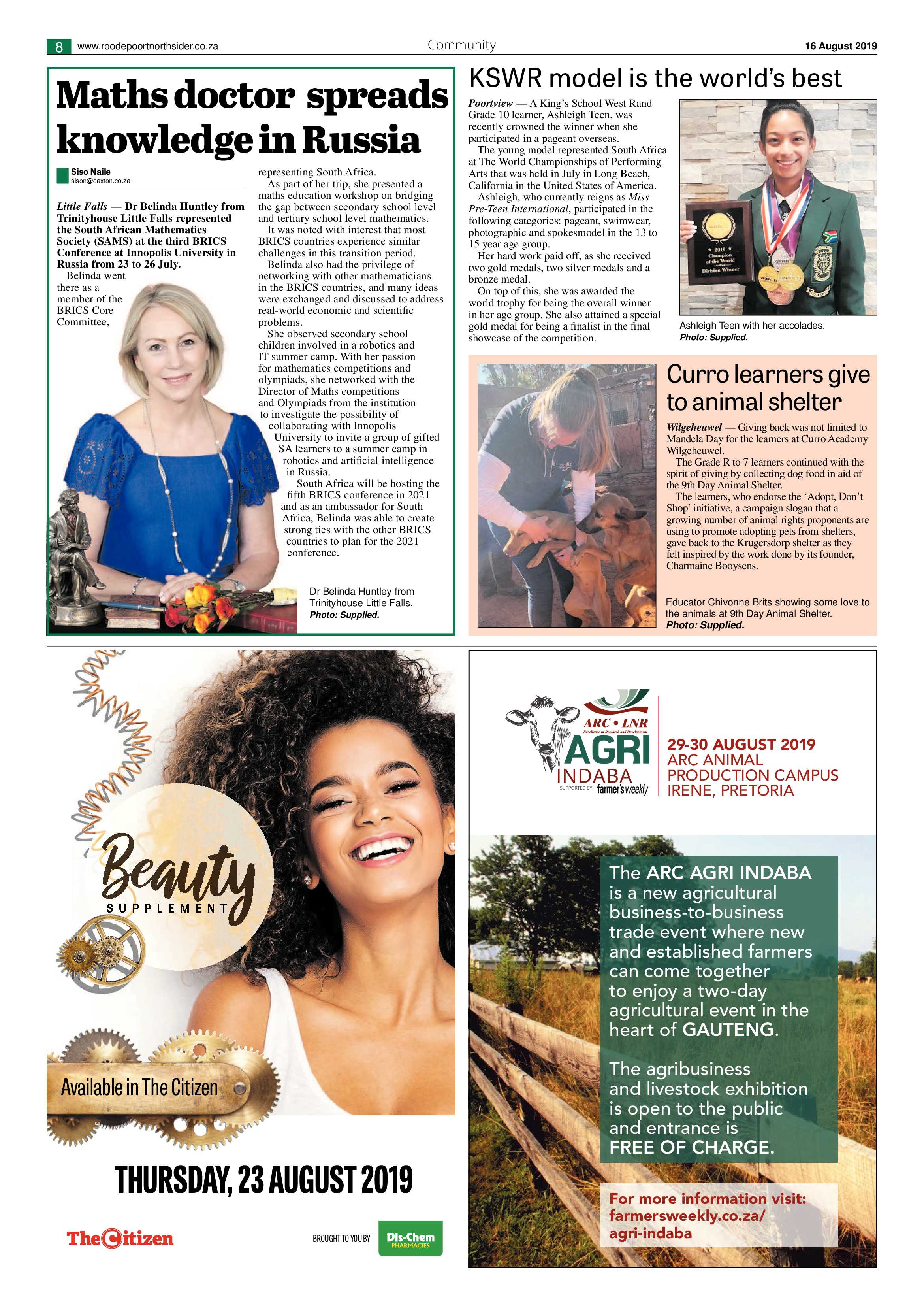 Roodepoort Northsider 16 August 2019 page 8