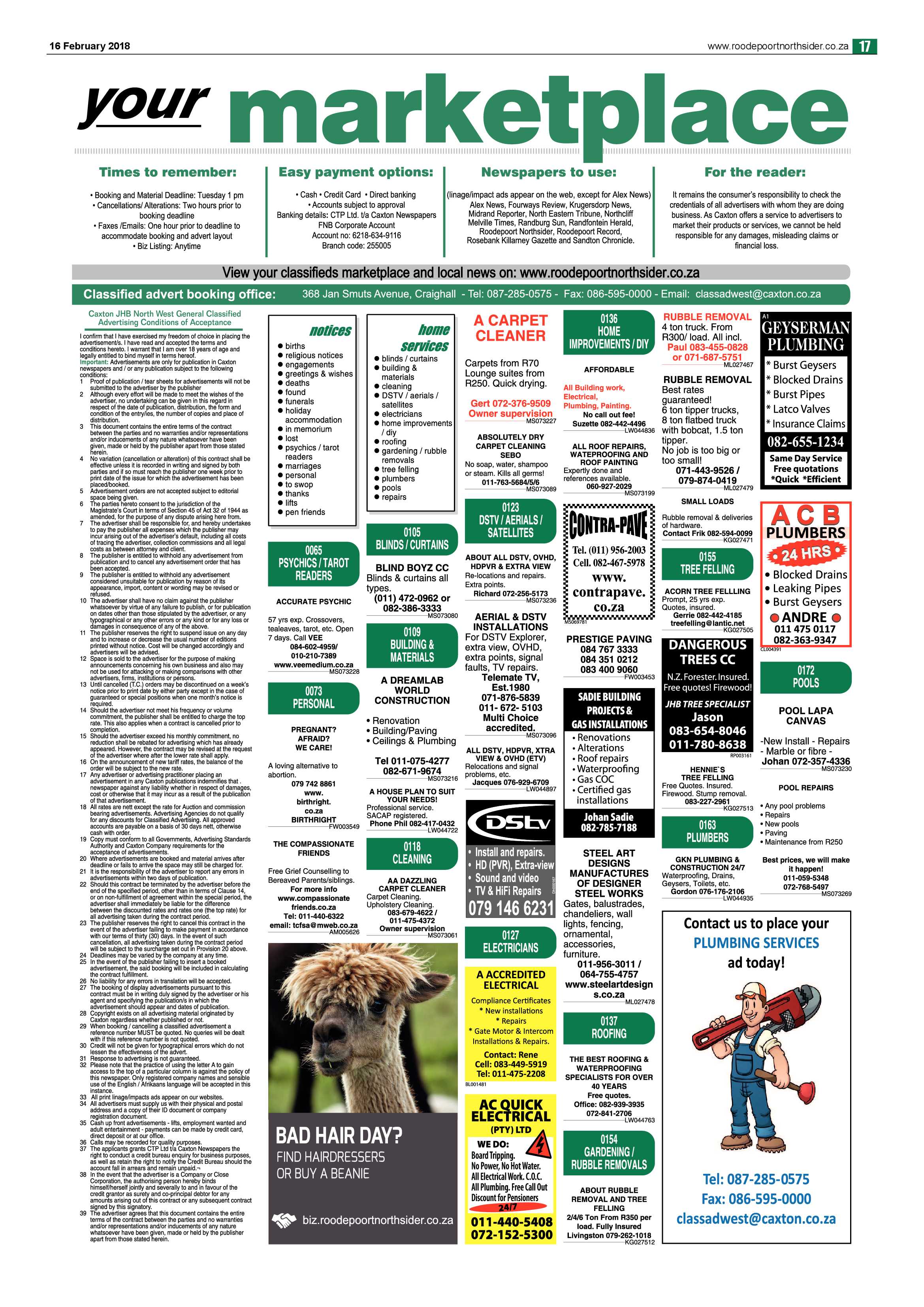 Roodepoort Northsider 16 February 2018 page 17