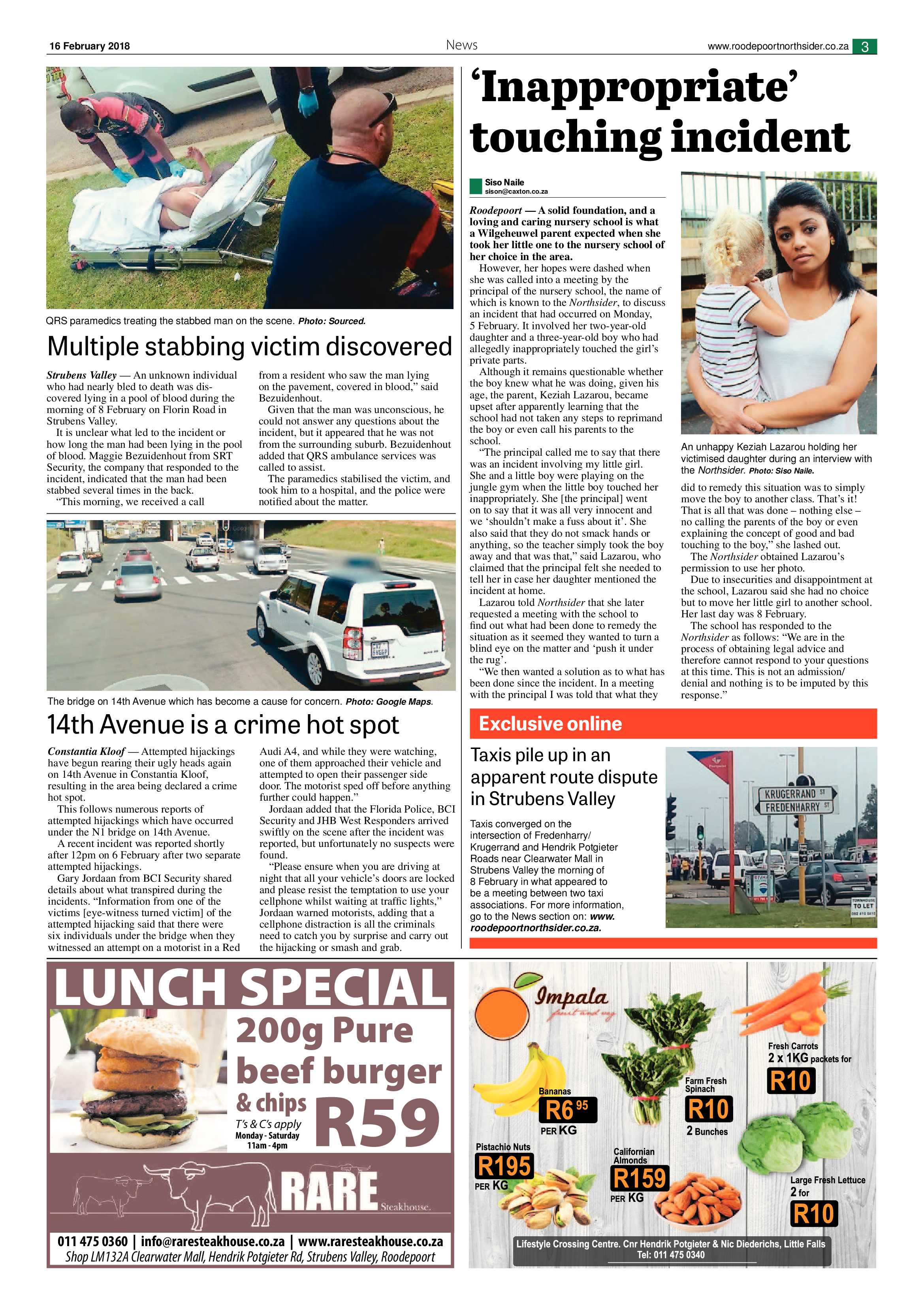 Roodepoort Northsider 16 February 2018 page 3