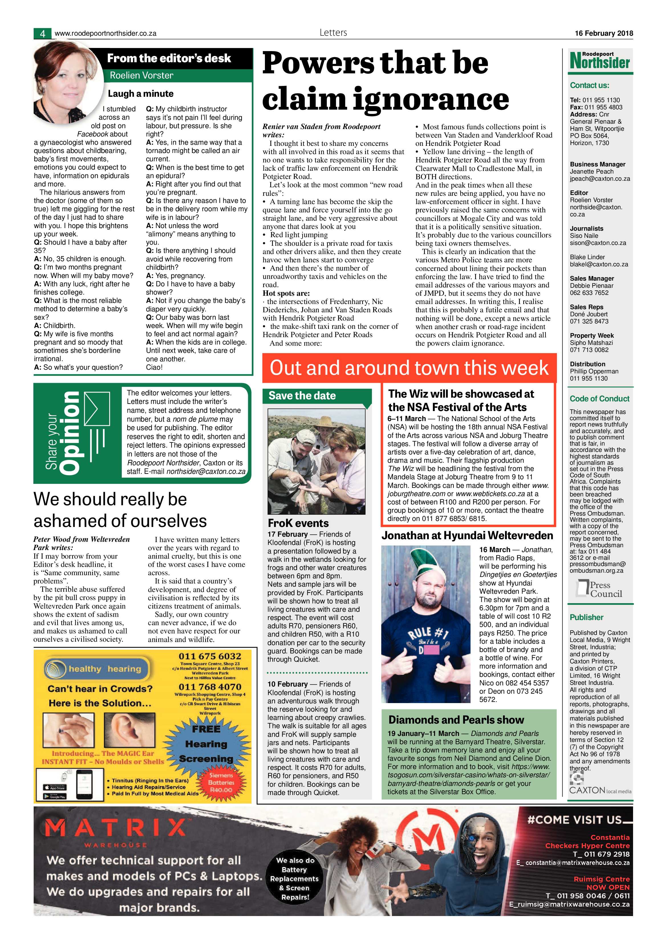 Roodepoort Northsider 16 February 2018 page 4