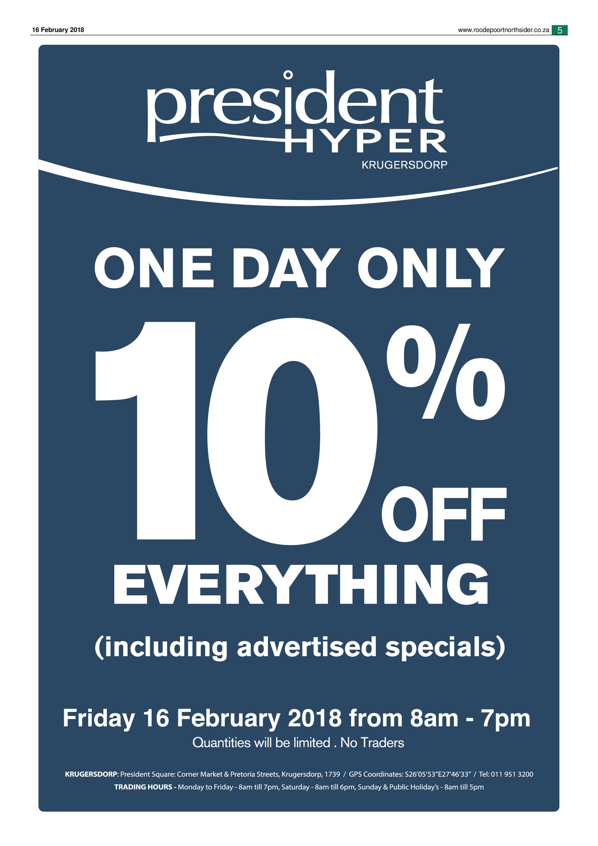 Roodepoort Northsider 16 February 2018 page 5