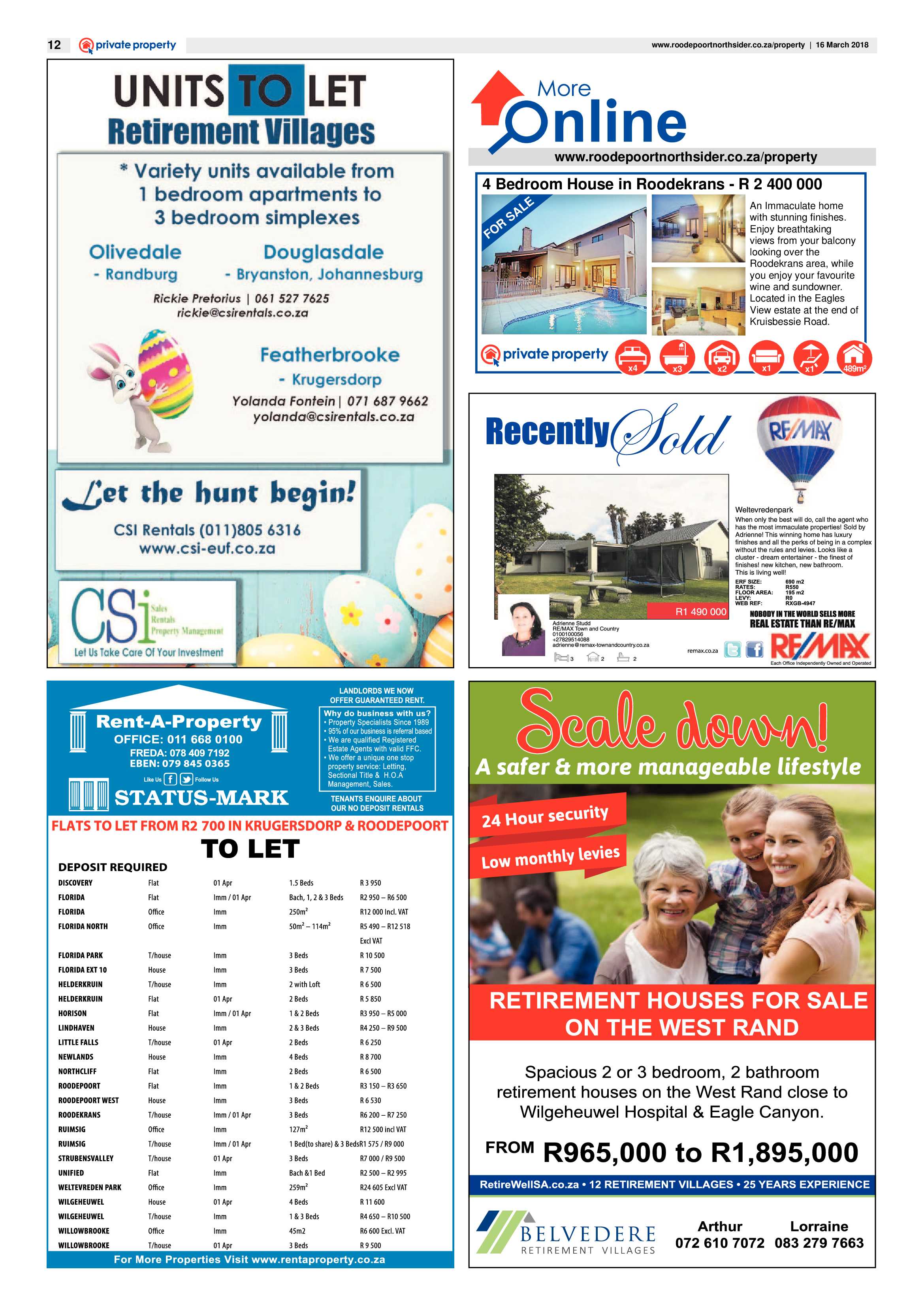 Roodepoort Northsider 16 March 2018 page 12